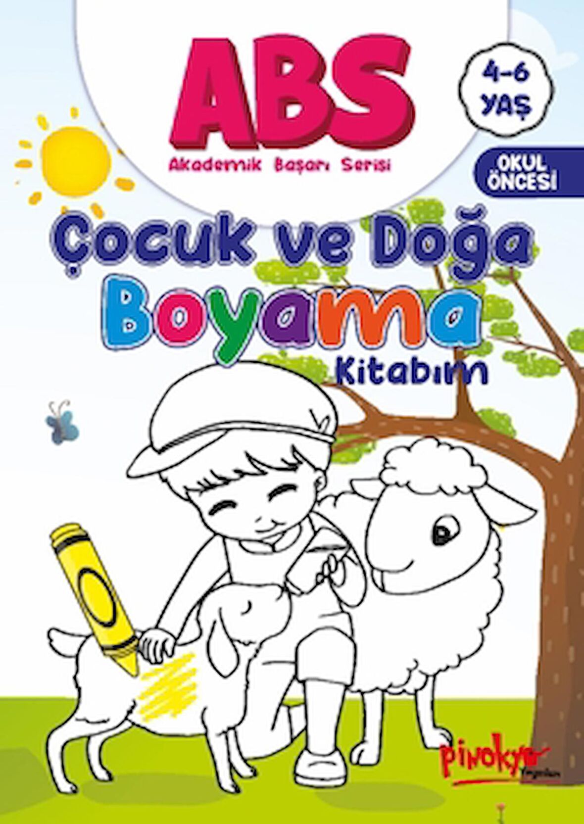 ABS 4-6 Yaş Çocuk ve Doğa Boyama Kitabım