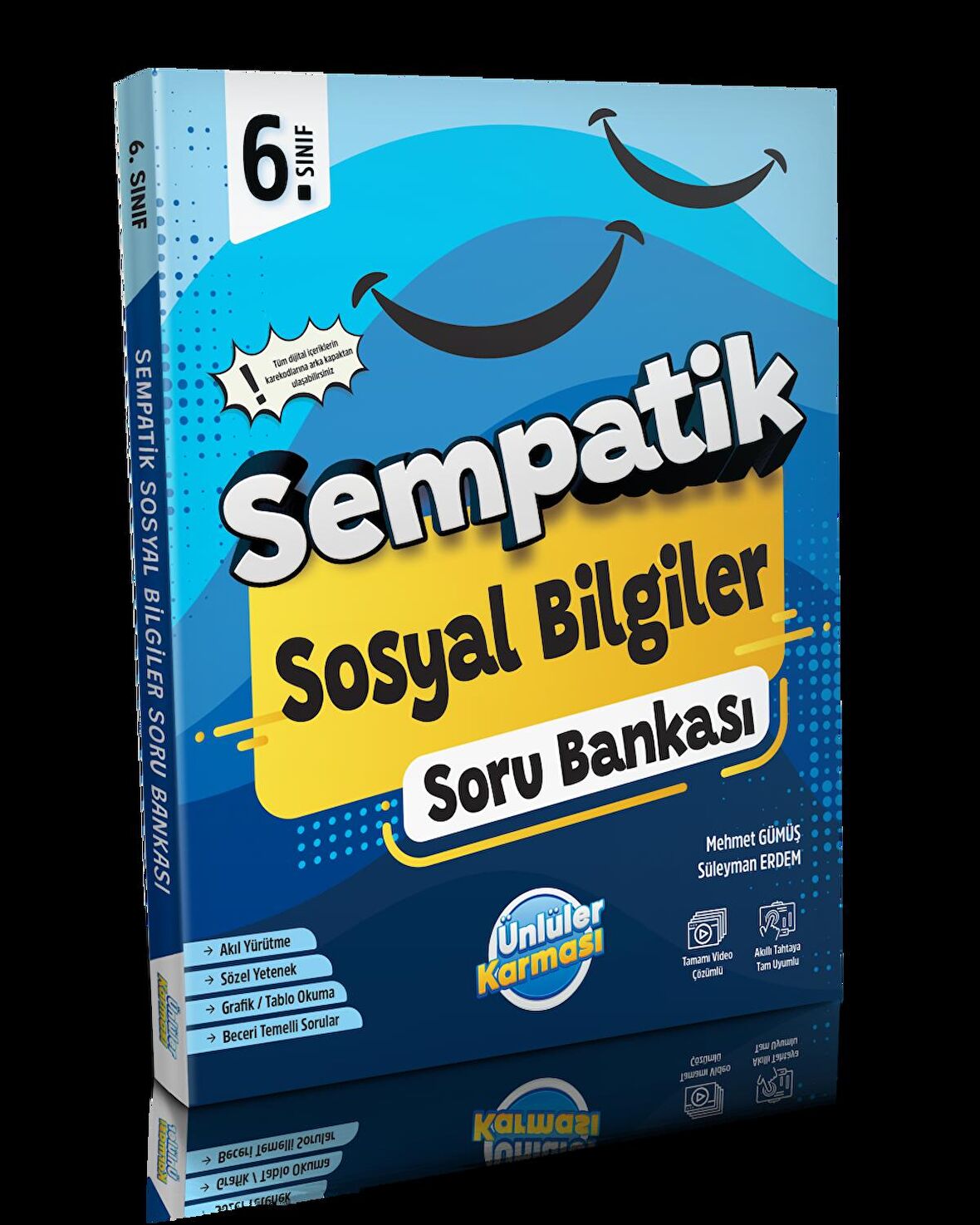 Ünlüler Yayınları 6.SINIF SEMPATİK SORU BANKALARI SOSYAL BİLGİLER