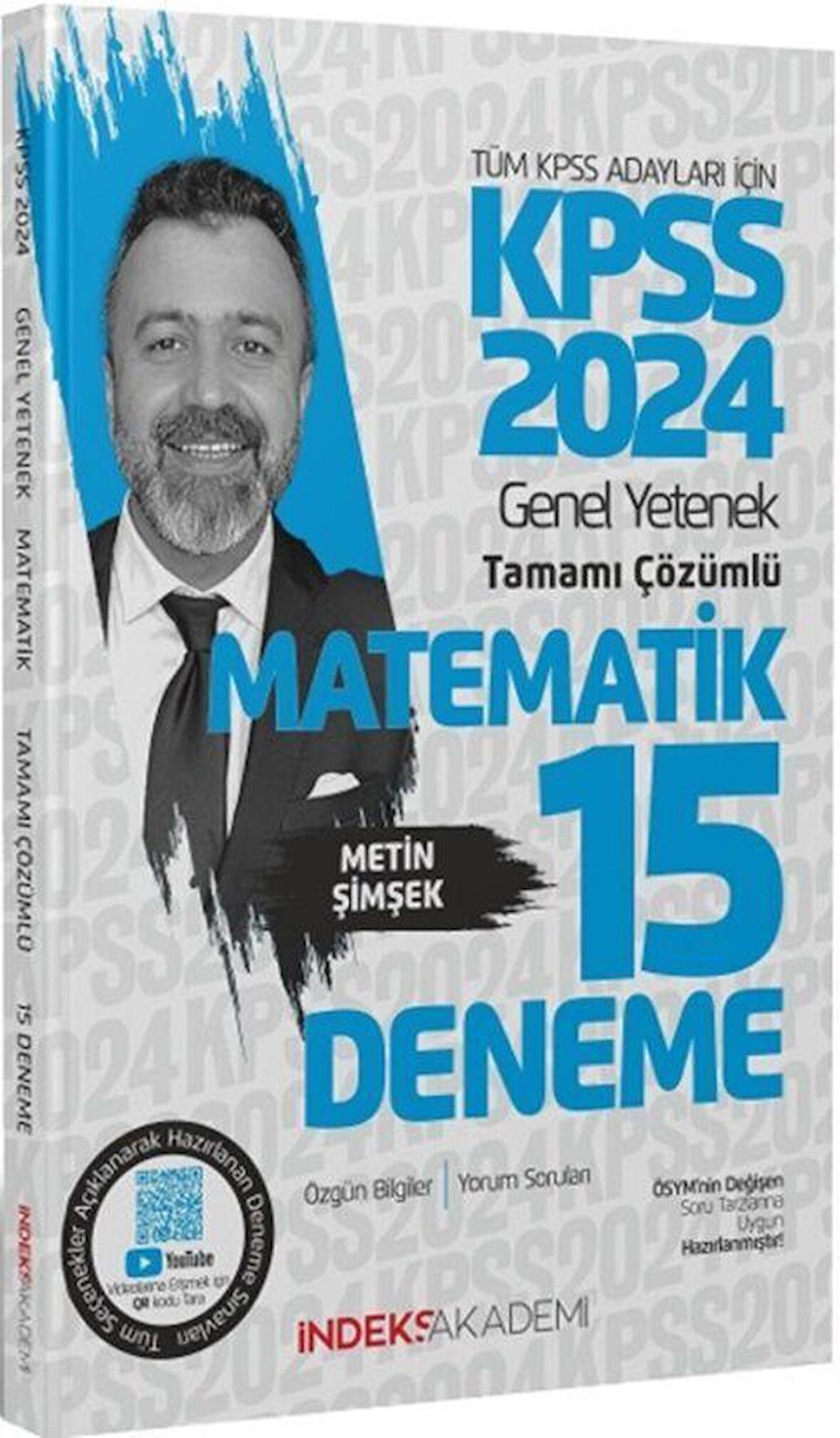 2024 KPSS Matematik 15 Deneme Çözümlü İndeks Akademi