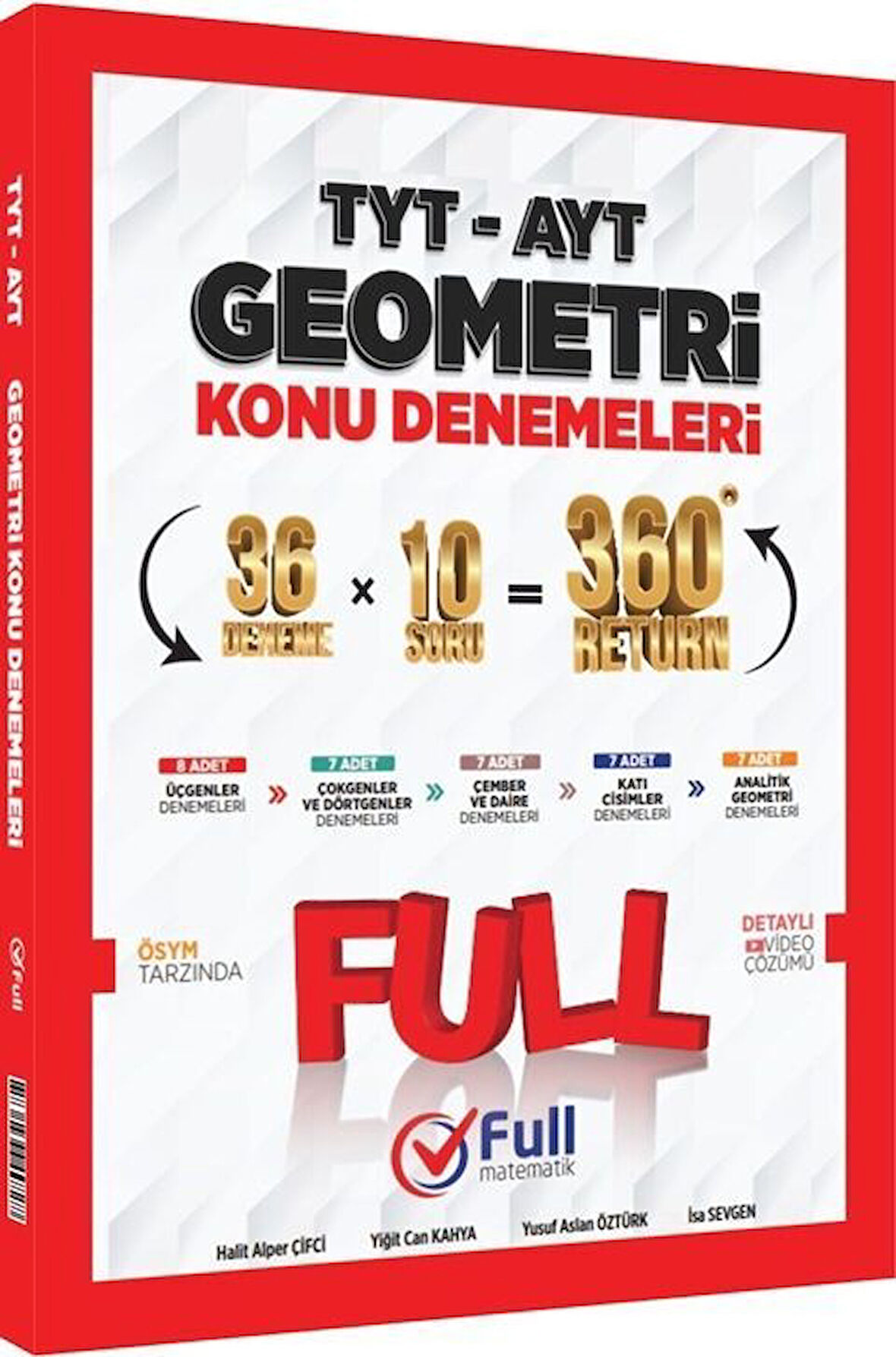 TYT AYT Geometri Konu Denemeleri Full Matematik Yayınları