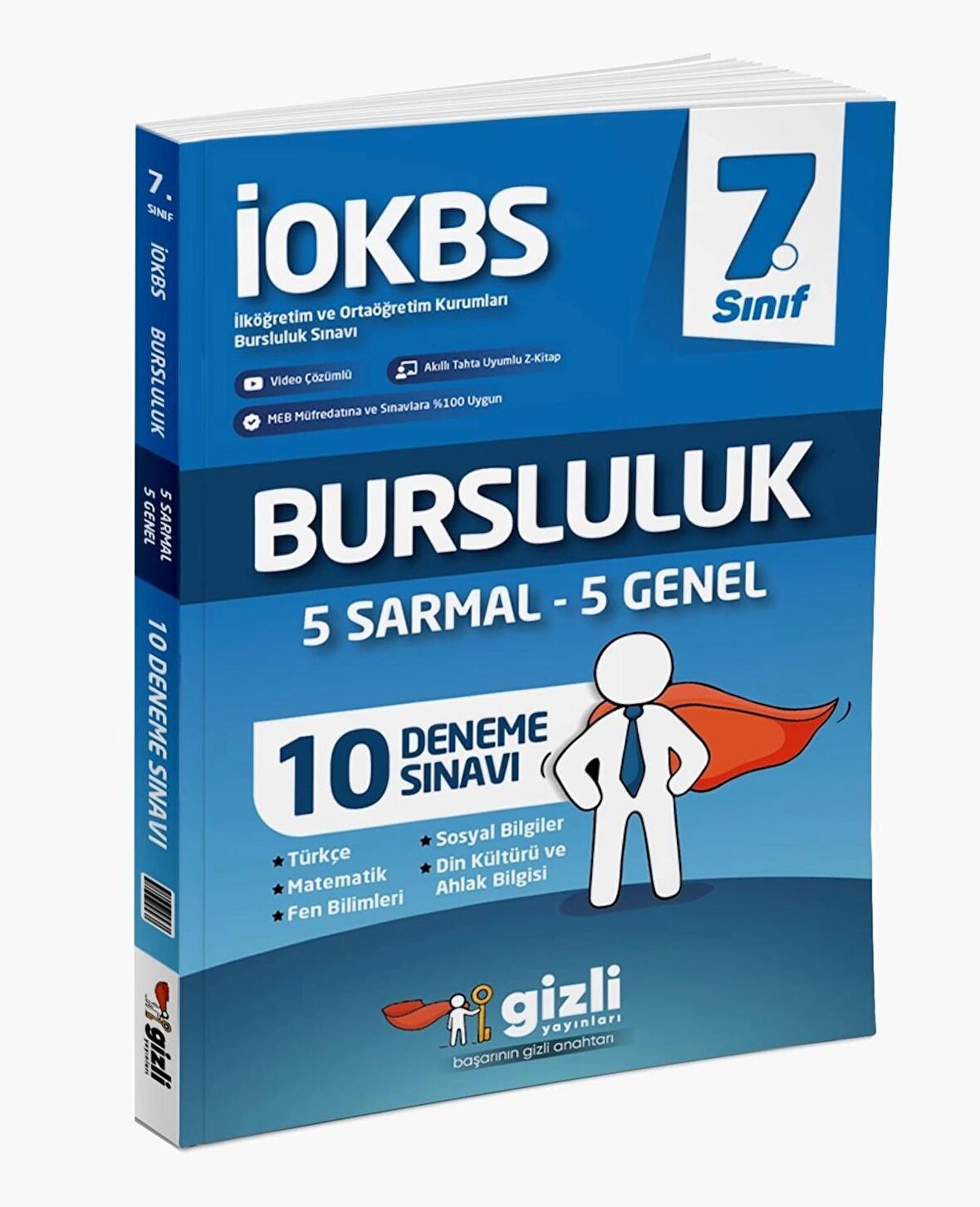 GİZLİ YAYINLARI 7.Sınıf İOKBS Bursluluk 10 Deneme Sınavı