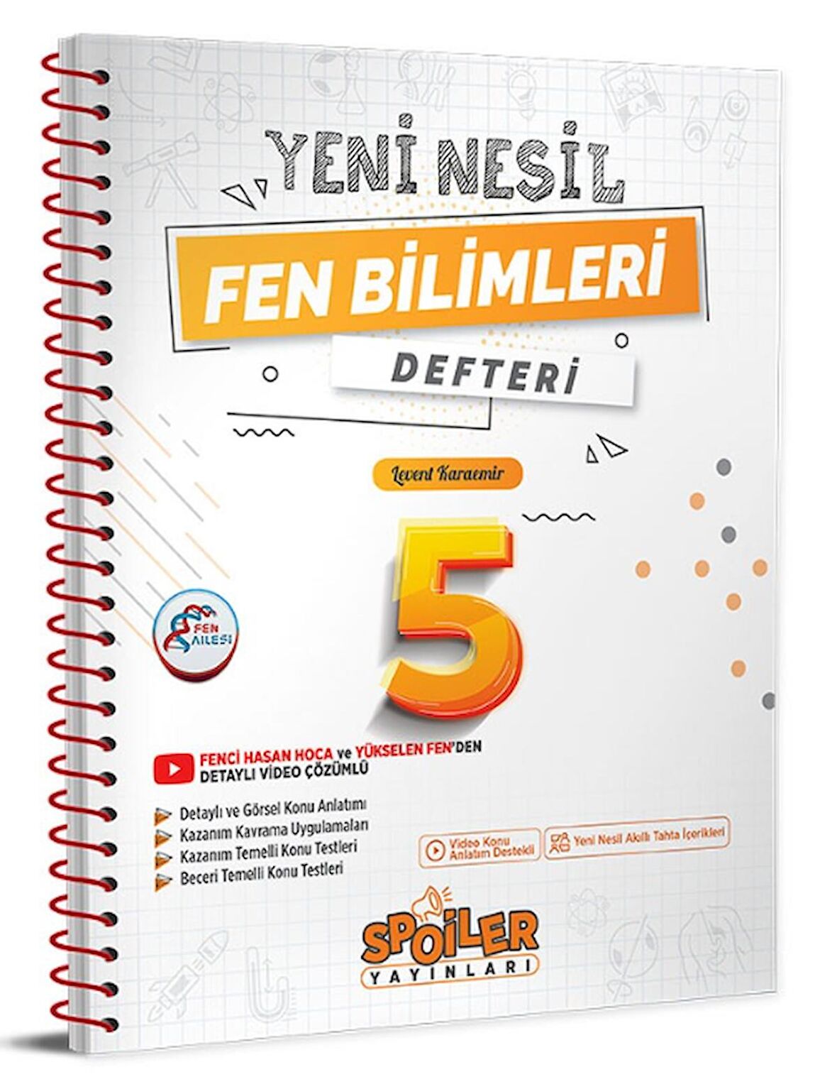 Spoiler 5.Sınıf Fen Bilimleri Yeni Nesil Akıllı Defter