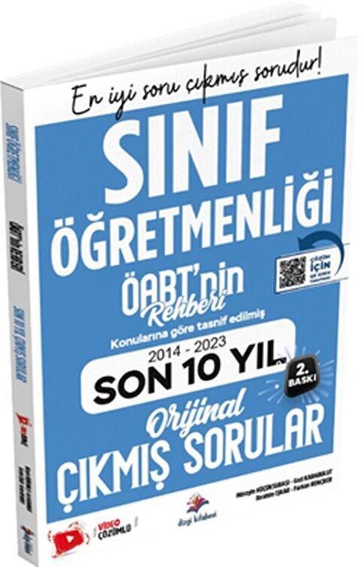 ÖABT nin Rehberi Sınıf Öğretmenliği Son 9 Yıl Çıkmış Sorular Video Çözümlü Dizgi Kitap