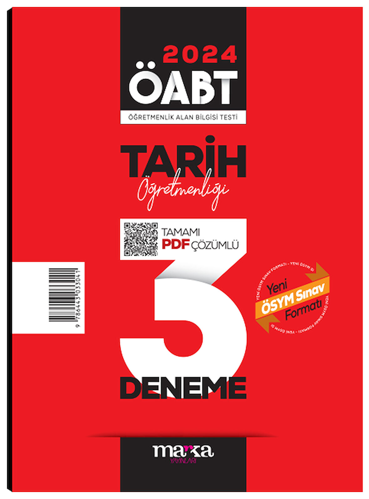 Marka 2025 ÖABT Tarih Öğretmenliği 3 Deneme PDF Çözümlü Marka Yayınları