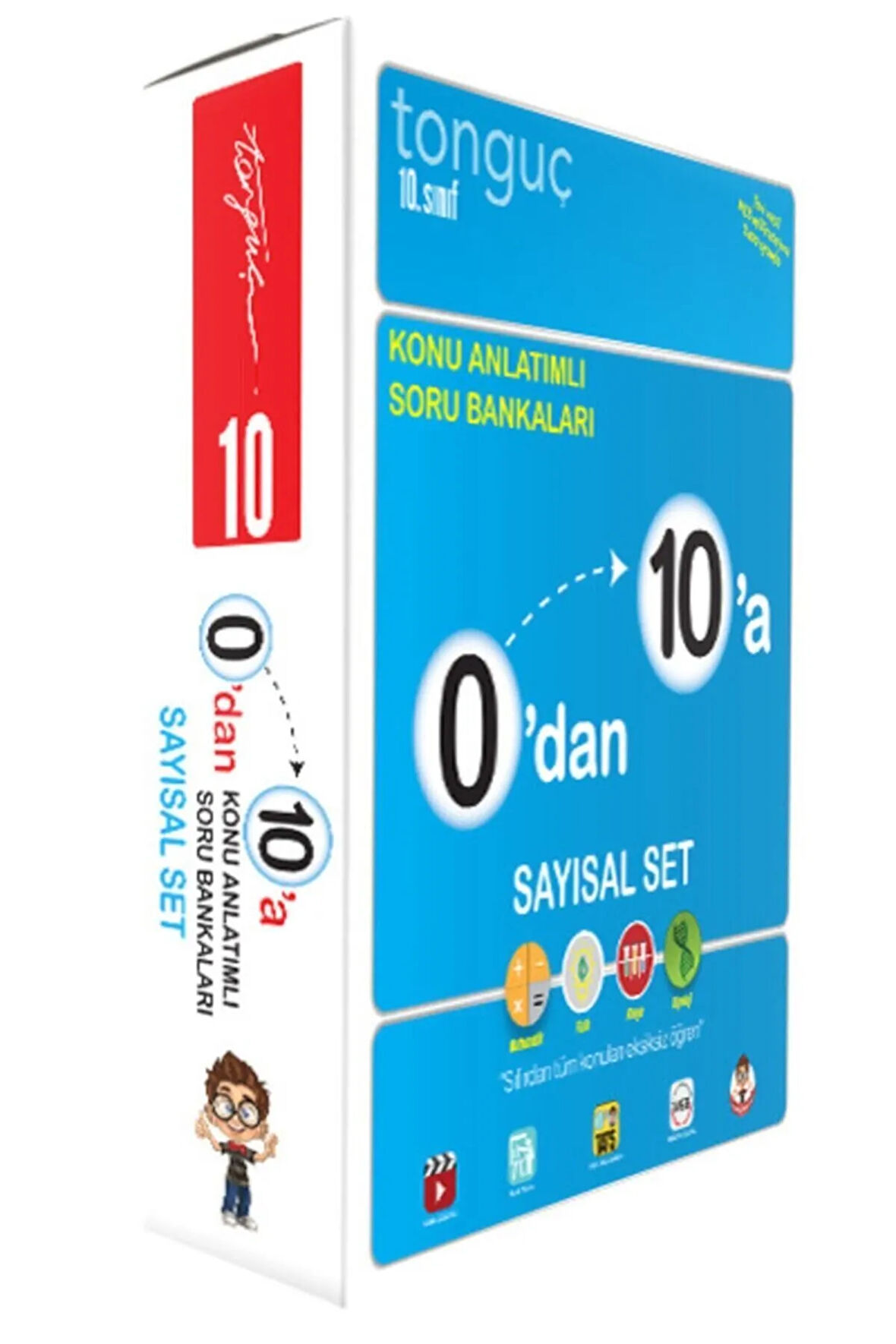 Tonguç 0'dan 10'a Konu Anlatımlı Soru Bankası Sayısal Set