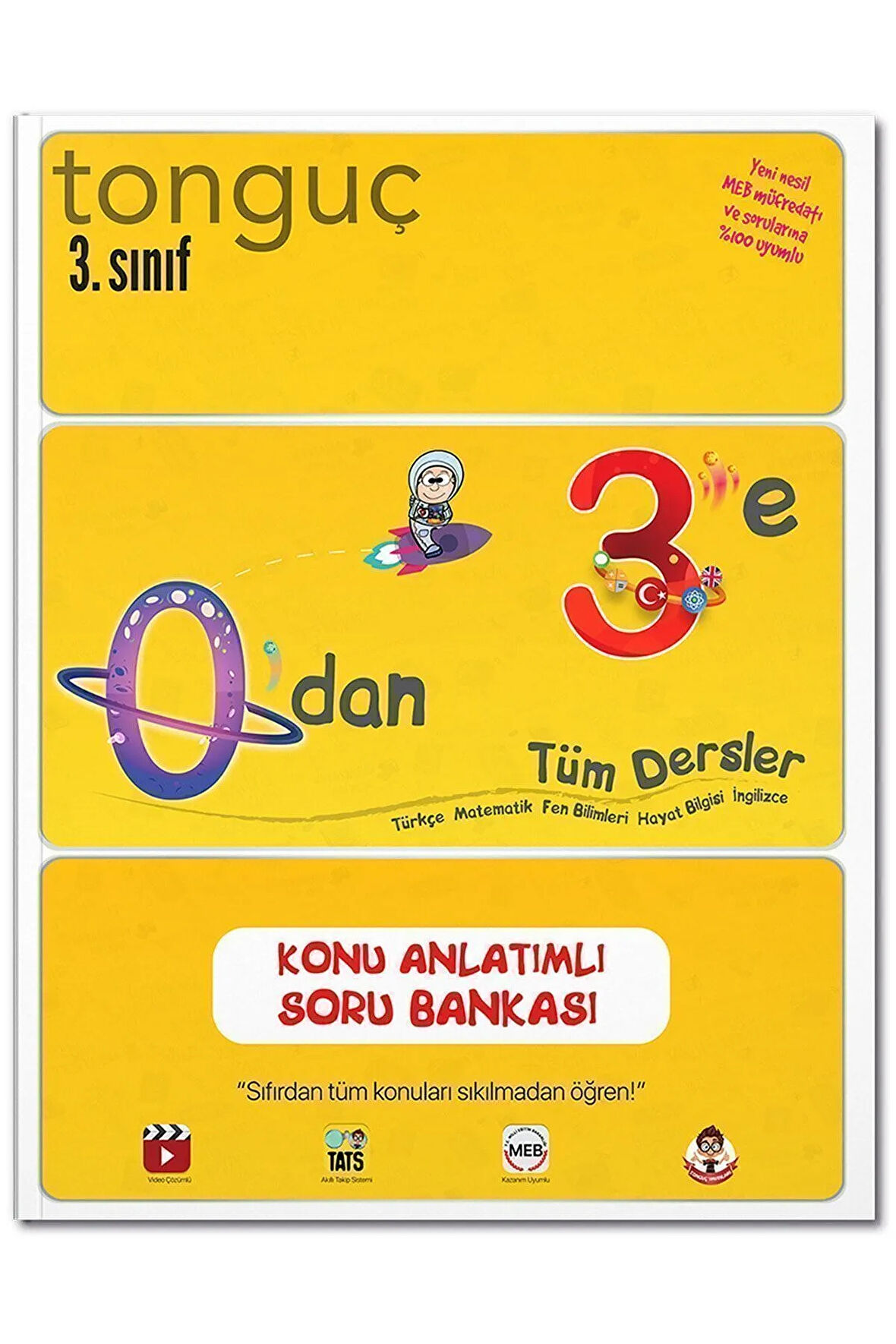 0'dan 3'e Tüm Dersler Konu Anlatımlı Soru Bankası