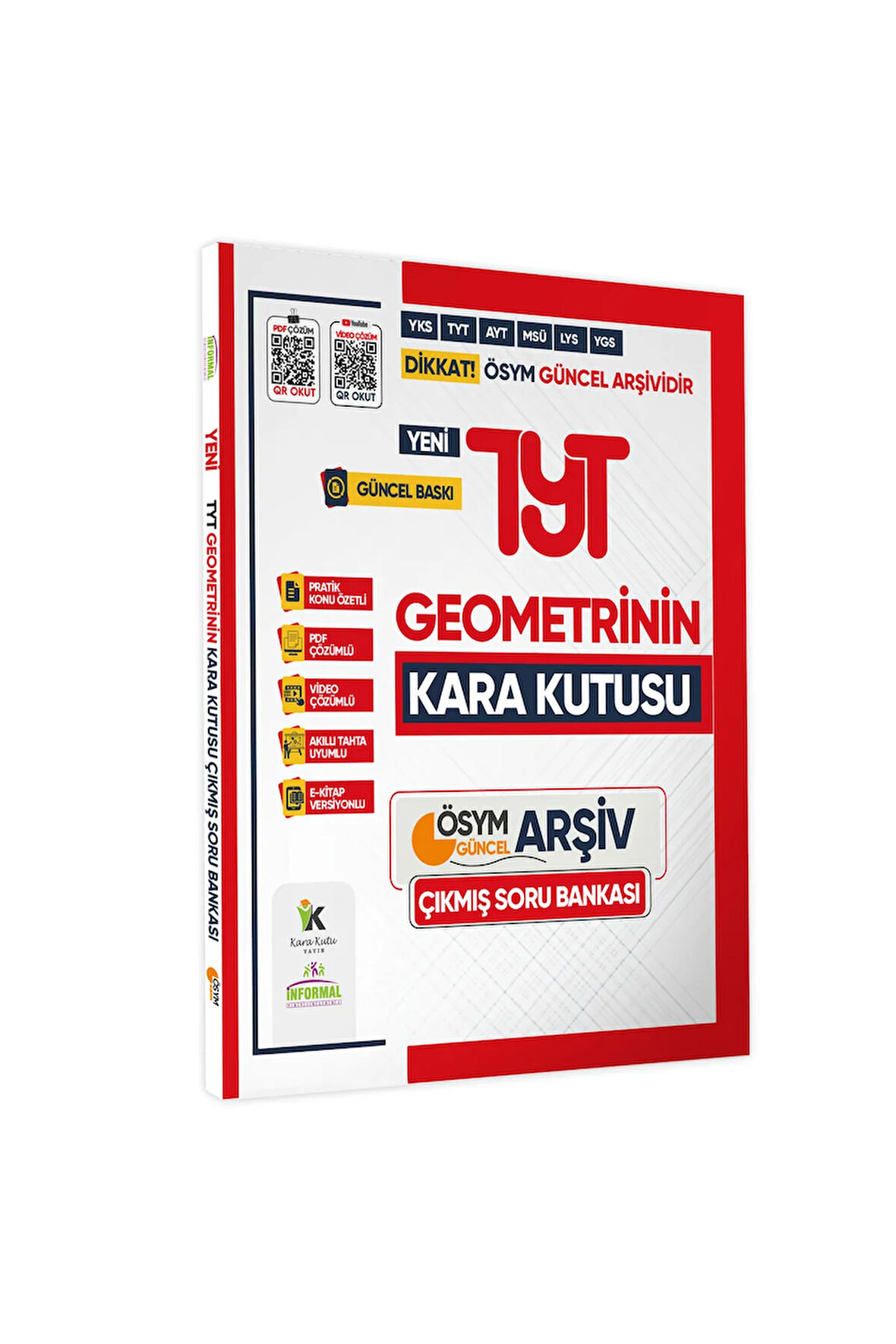 2025 TYT Matematiğin Kara Kutusu TEK KİTAP ve Geometri Çıkmış Soru Bankası 2li Set Video/PDF Çözümlü