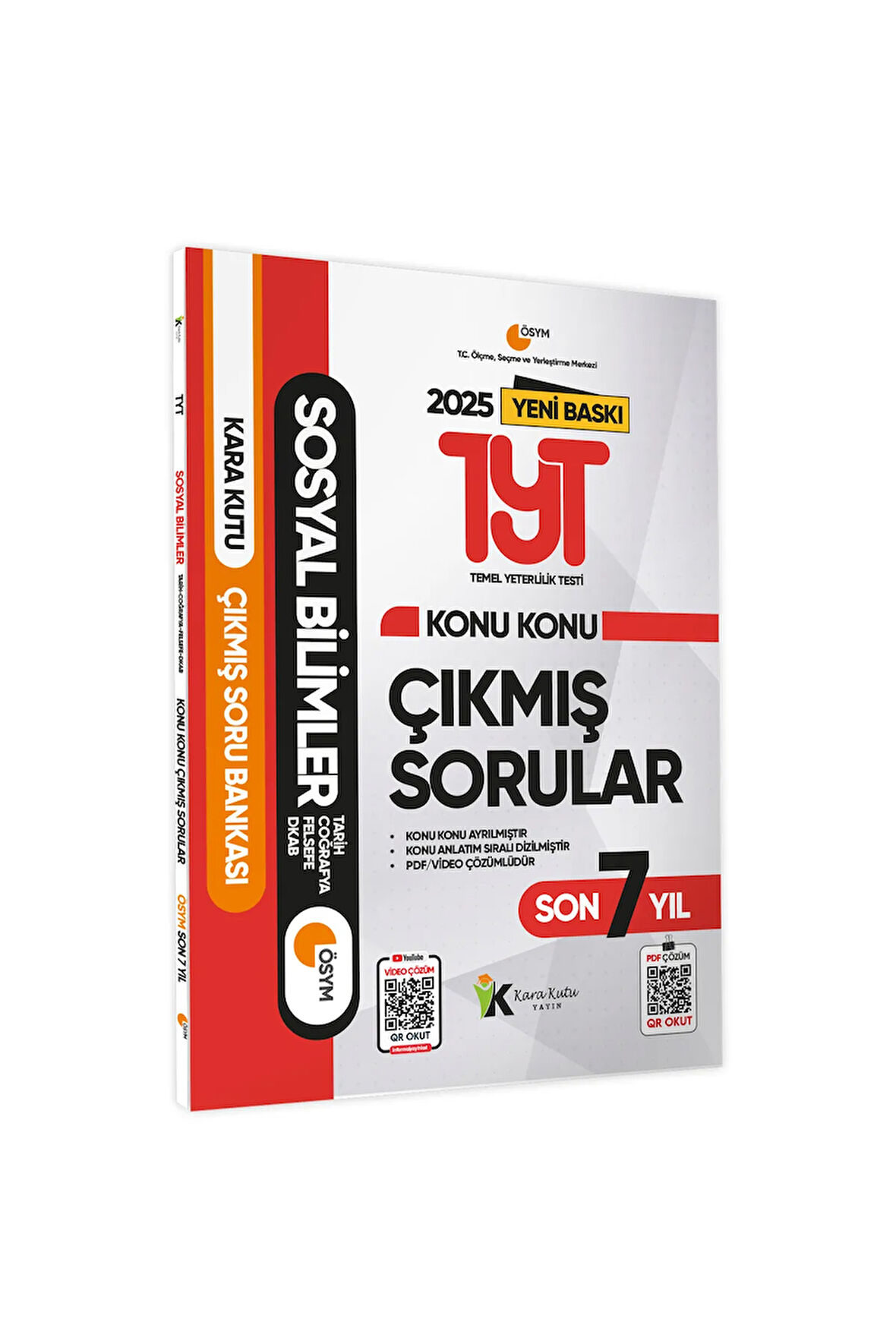 2025 Tyt Kara Kutu Ösym Çıkmış Soru Havuzu Bankası Sayısal Altın Set Konu Özetli Dijital Çözümlü