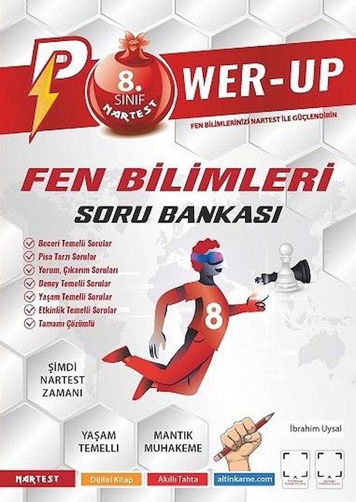 Nartest 8.Sınıf LGS POWER-UP Fen Bilimleri Soru Bankası