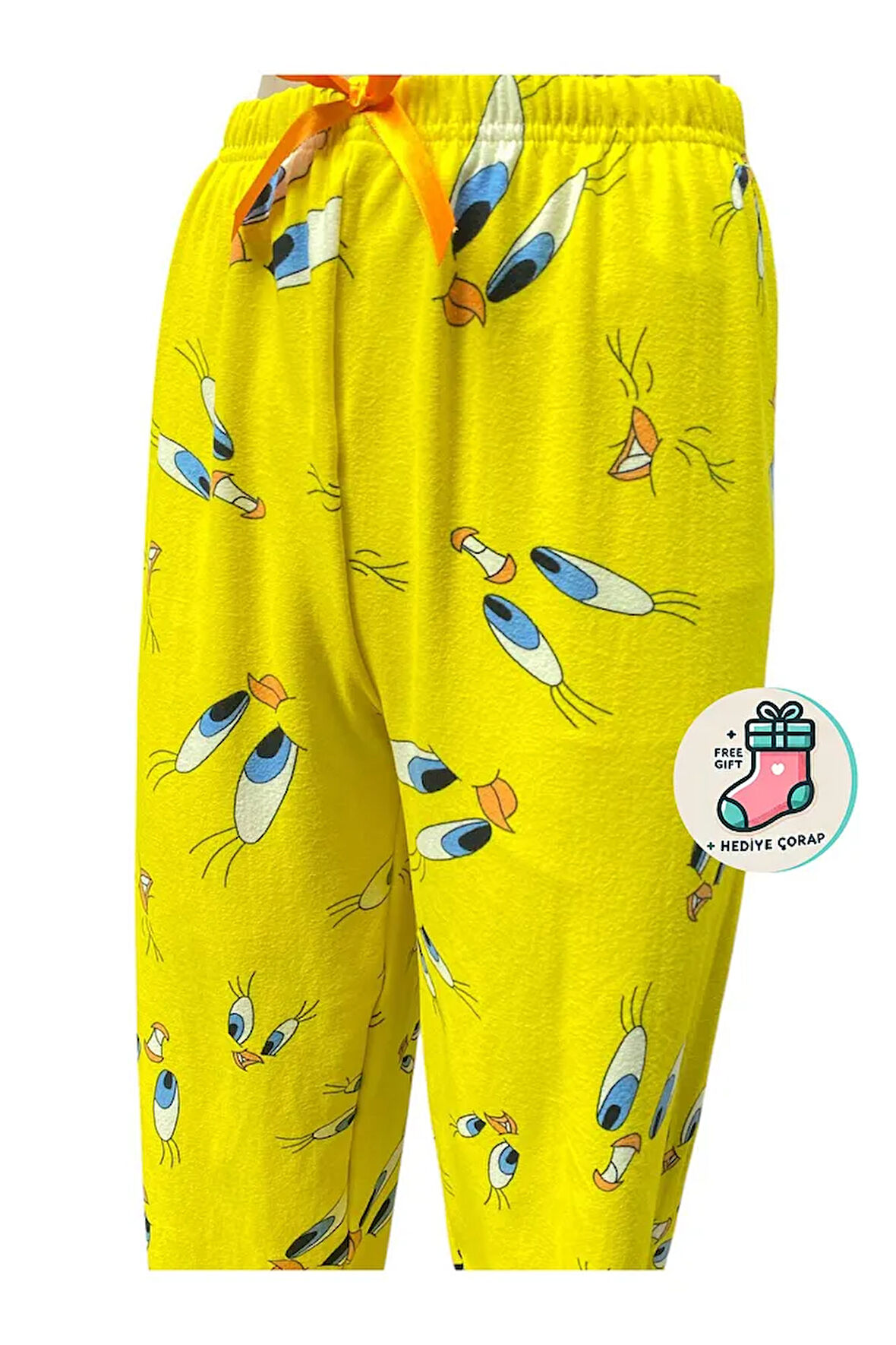 Lüx Unisex Mikro Süet Cepsiz Pijama Altı Tek Alt S7 - Çorap Hediyeli.
