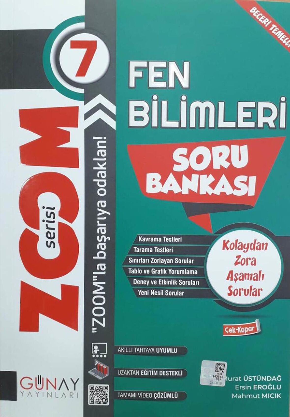 Günay 7.Sınıf ZOOM Fen Bilimleri Soru Bankası Vİdeo Çözümlü