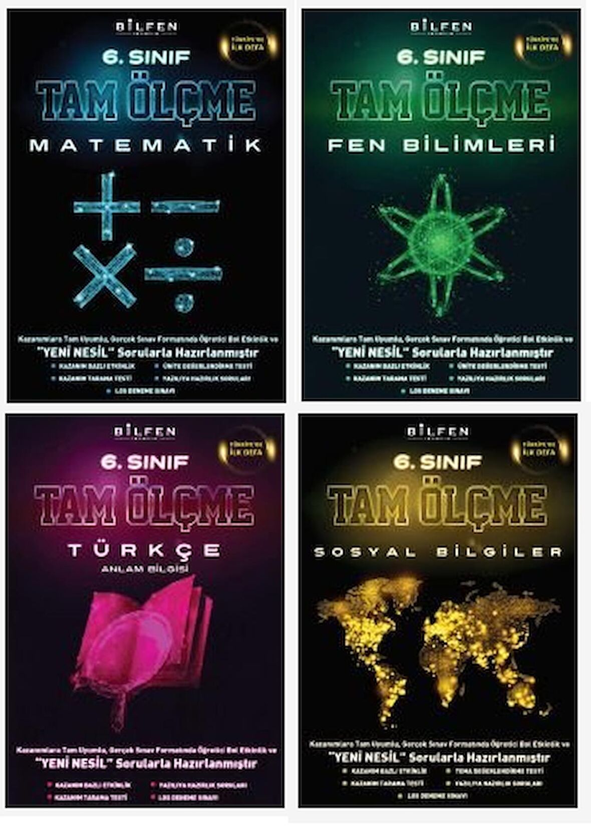 Bilfen 6.Sınıf Tam Ölçme 4'lü Set