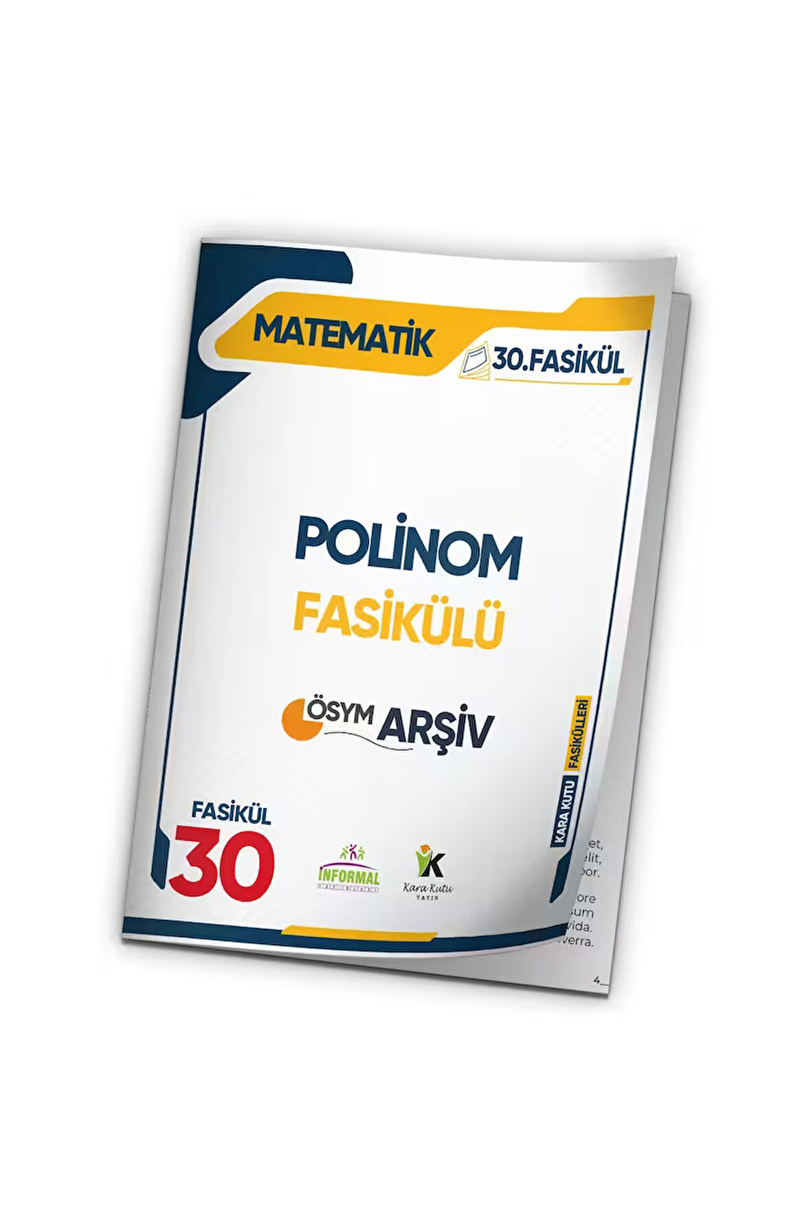 2025 TYT Matematik Polinom ÖSYM Çıkmış Soru Modüler Set 30. Fasikülü