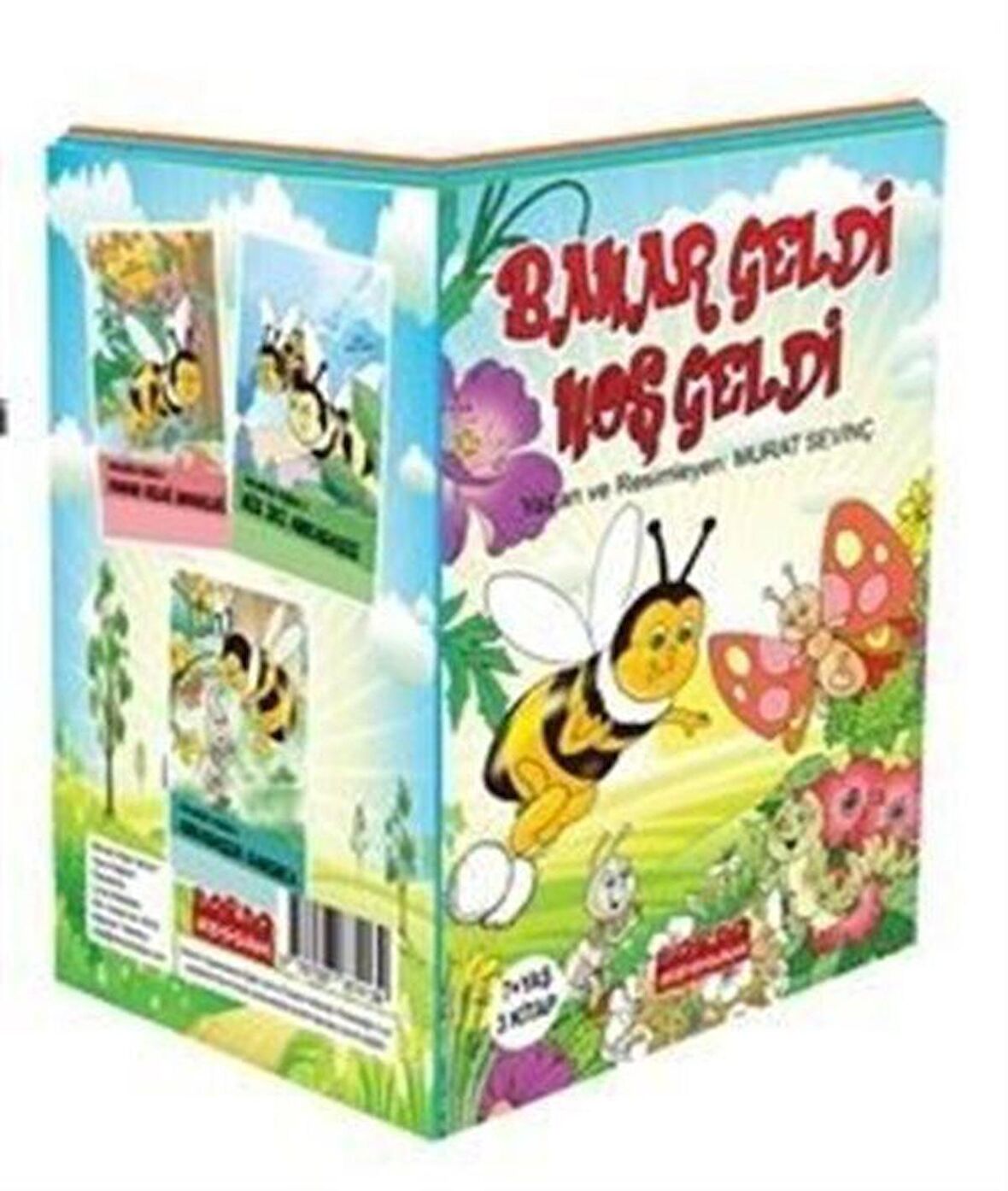 Bahar Geldi Hoş Geldi Bal Arısı Vızdık Serisi Renkli Resimli 3 Kitap Set