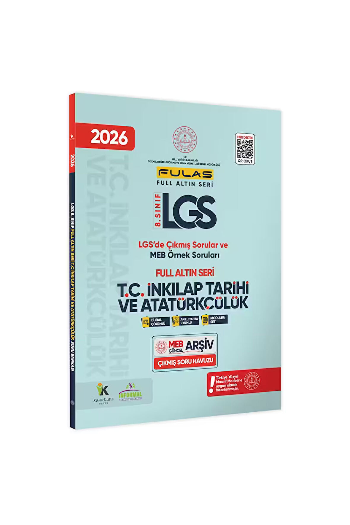 2026 8.Sınıf Full LGS Altın Seri İNKILAP TARİHİ MEB Çıkmış Soru Bankası Modüler Seti PDF/Video Çözüm