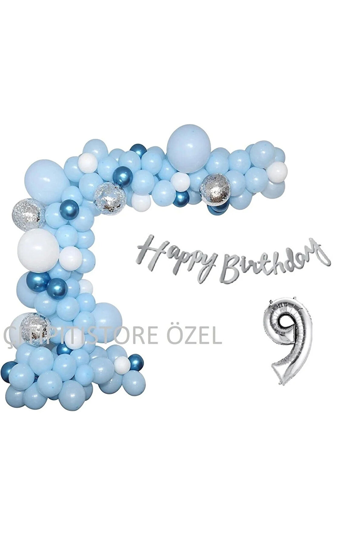 Makaran Balon Zincir Seti