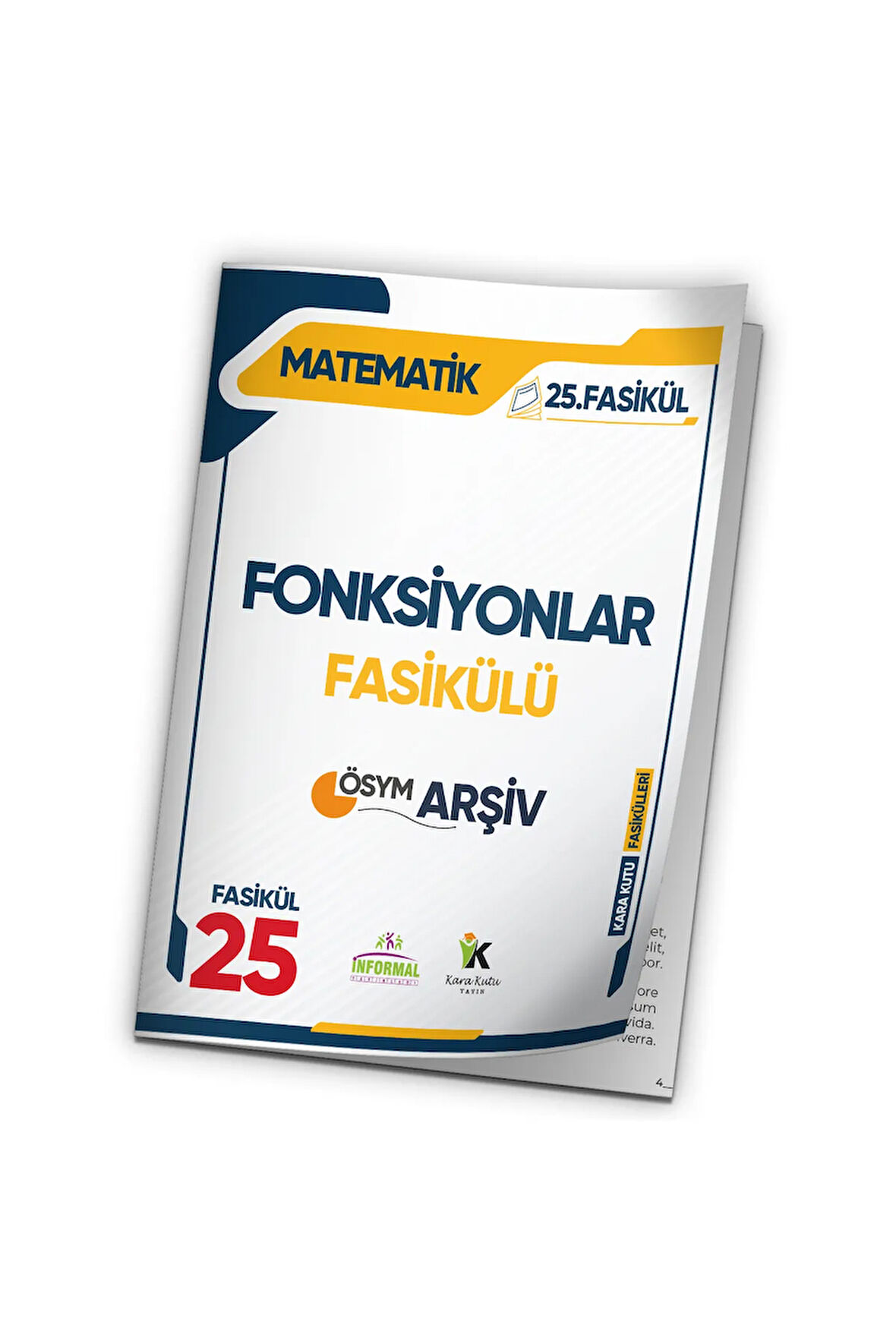 2025 ALES Matematik Fonksiyonlar ÖSYM Çıkmış Soru Bankası Modüler Set Çözümlü 25.Fasikülü