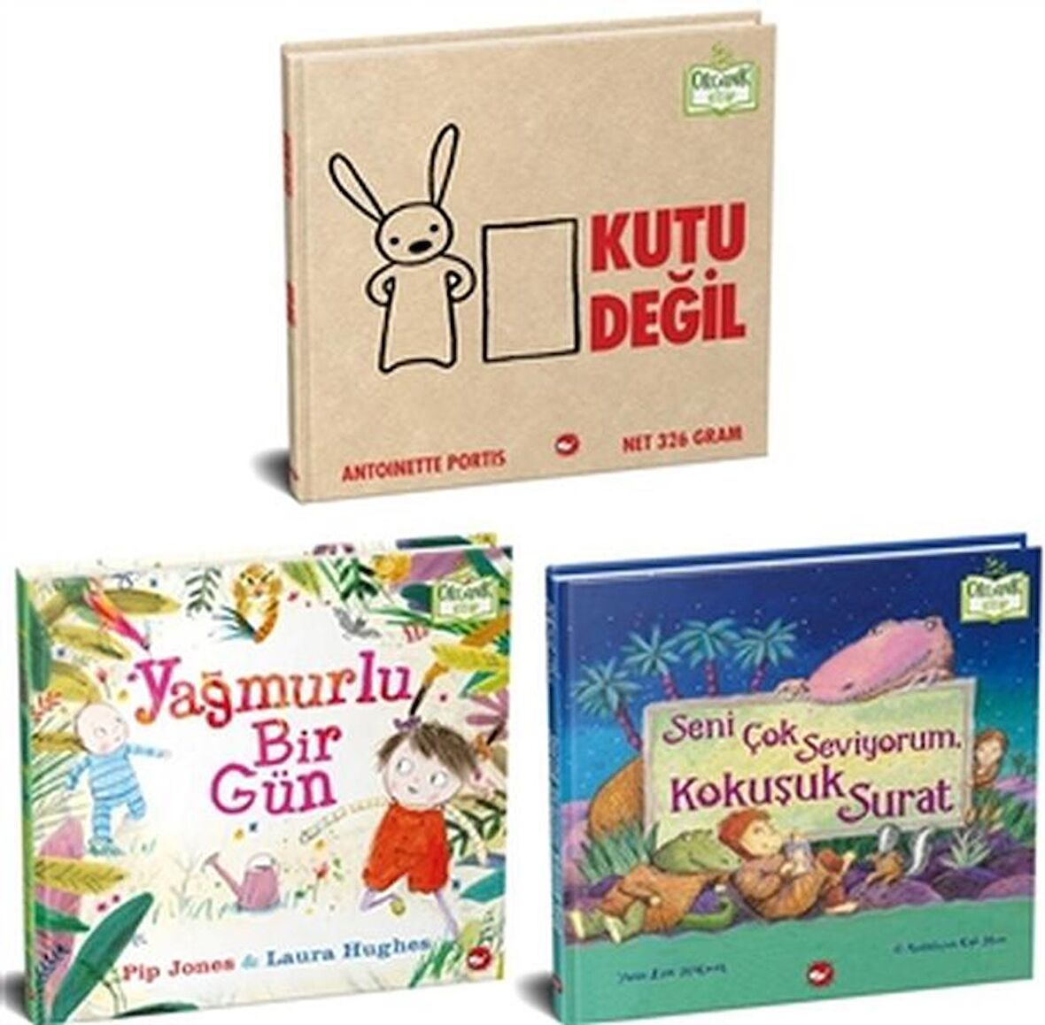 Hayal Gücümü Geliştiriyorum Seti - Organik Kitap (3 Kitap Takım)