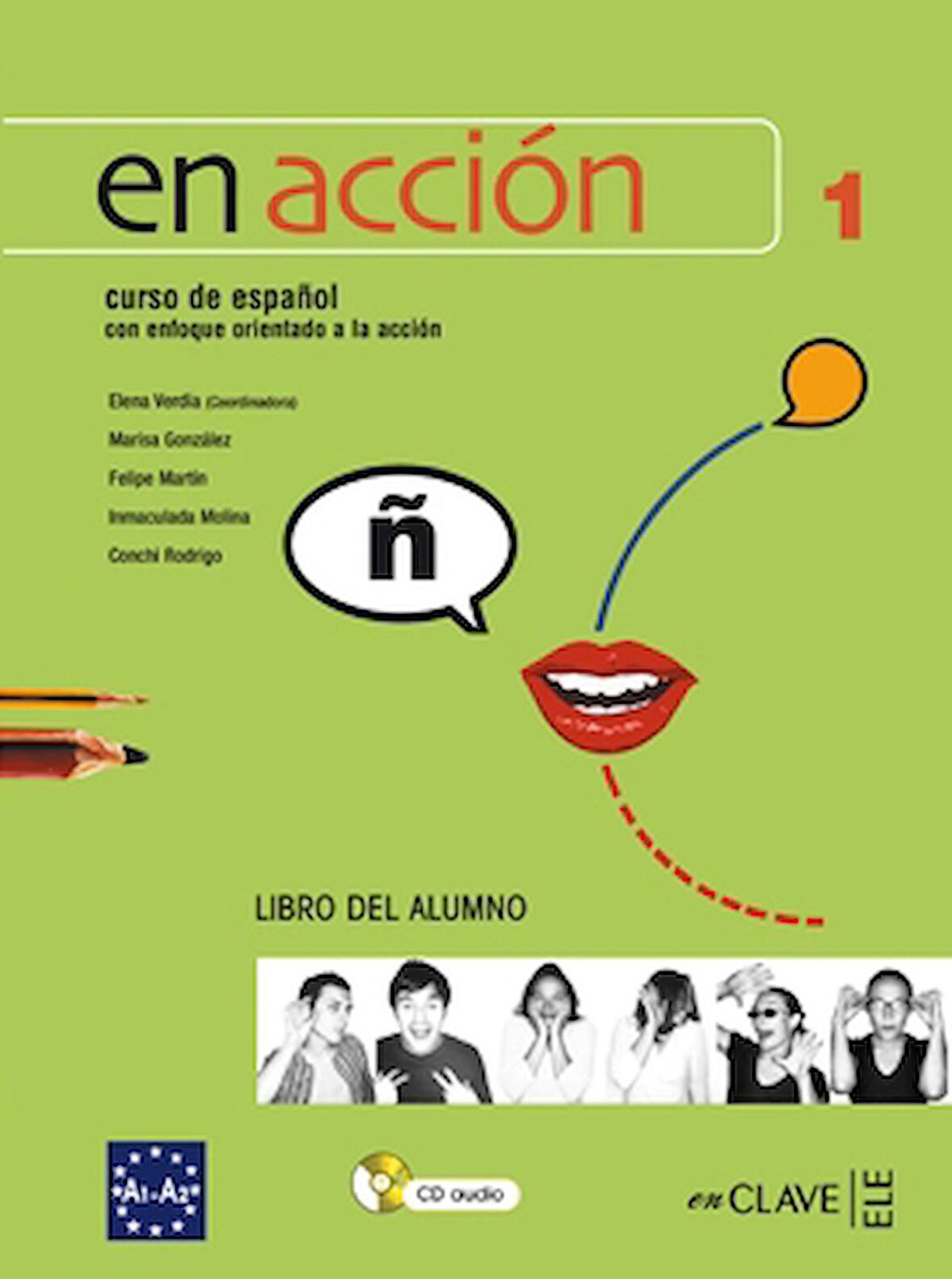En Accion 1 Libro Del Alumno (Ders Kitabı +Audio Descargable) İspanyolca Temel ve Orta-Alt Seviye