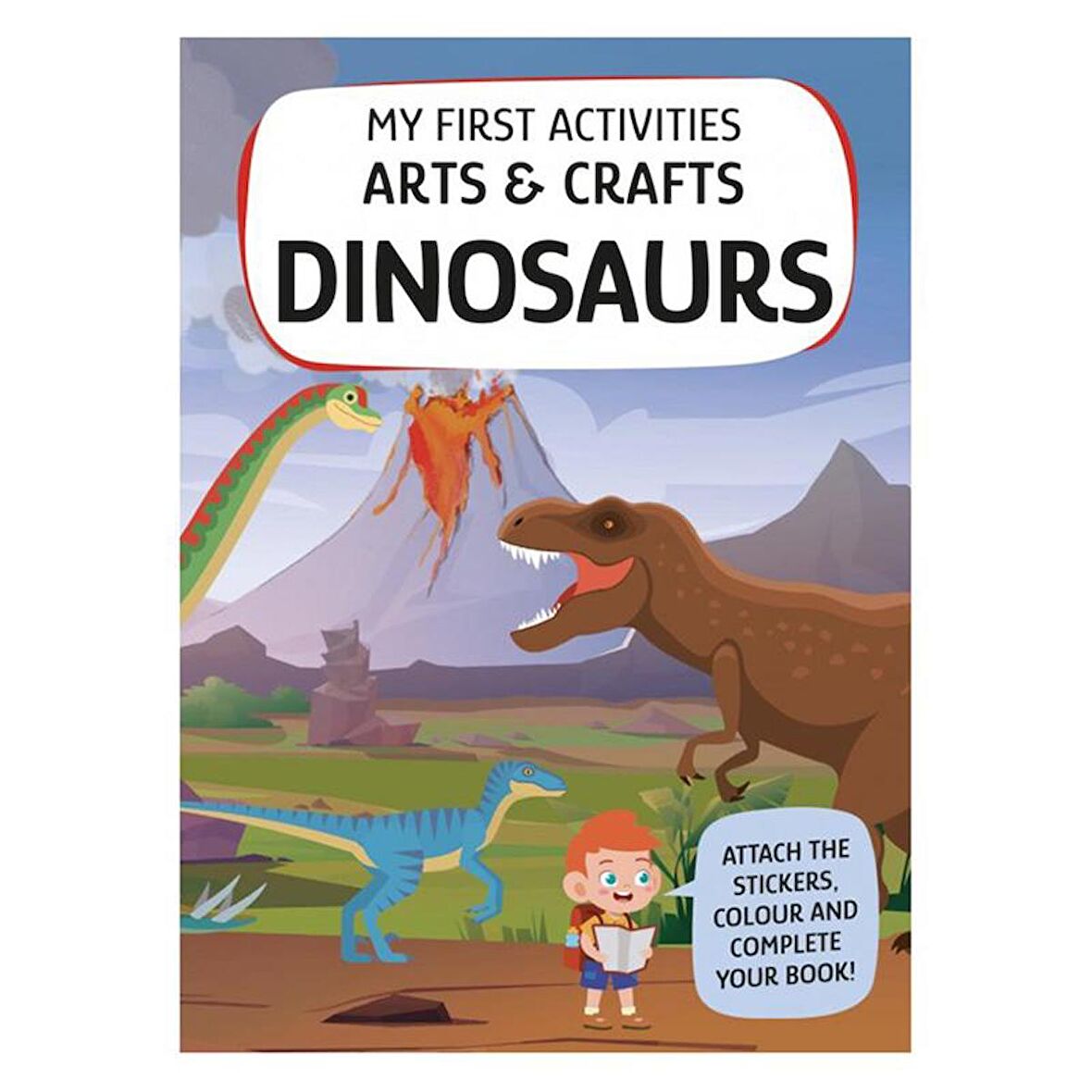 Sassi My First Activities Arts and Crafts - Dinosaurs