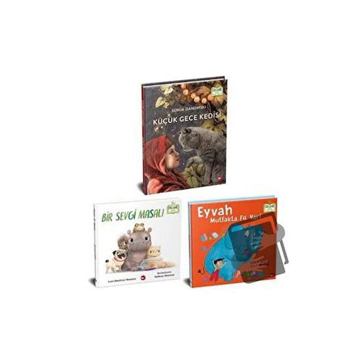 Hayvanları Seviyorum Seti - Organik Kitap (3 Kitap Takım)
