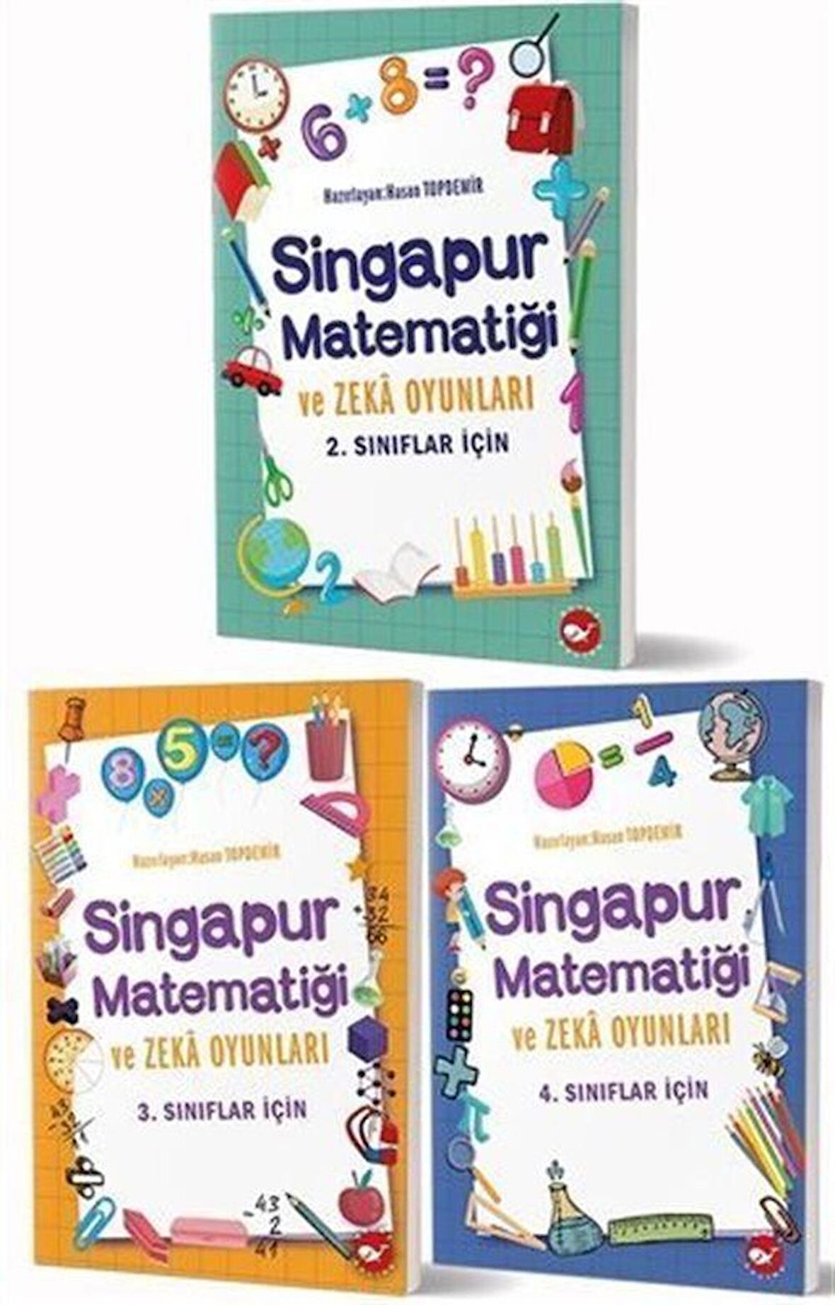Singapur Matematiği ve Zeka Oyunları Seti (3 Kitap Takım) / Uzm. Antropolog Hasan Topdemir