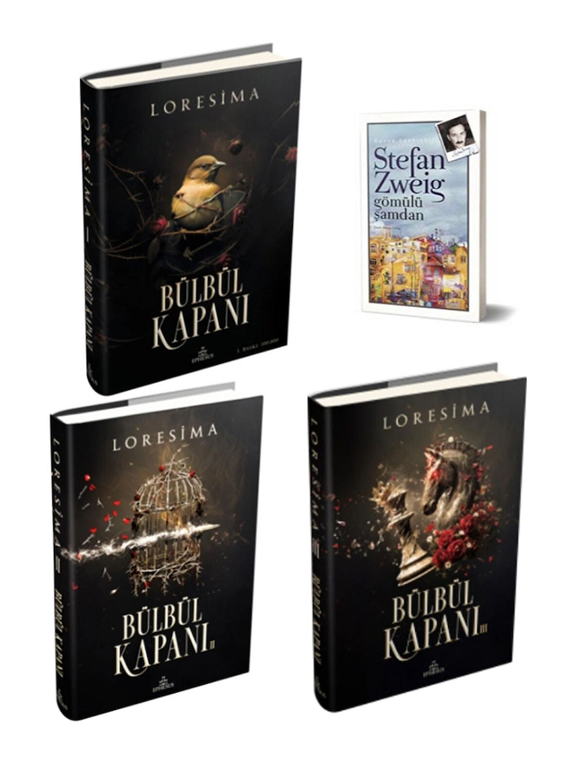 Bülbül Kapanı 1, 2, 3 Loresima 3 Kitap Ciltli Set 
