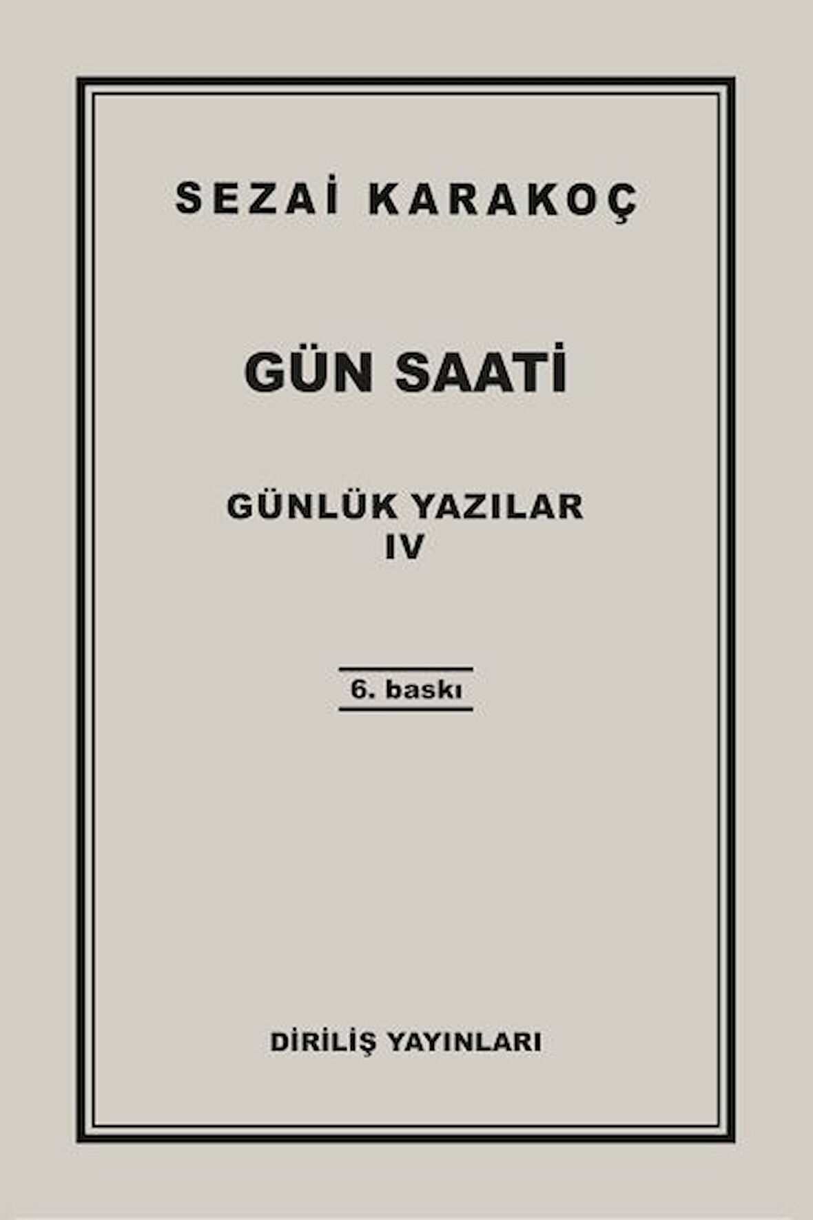 Günlük Yazılar 4 - Gün Saati