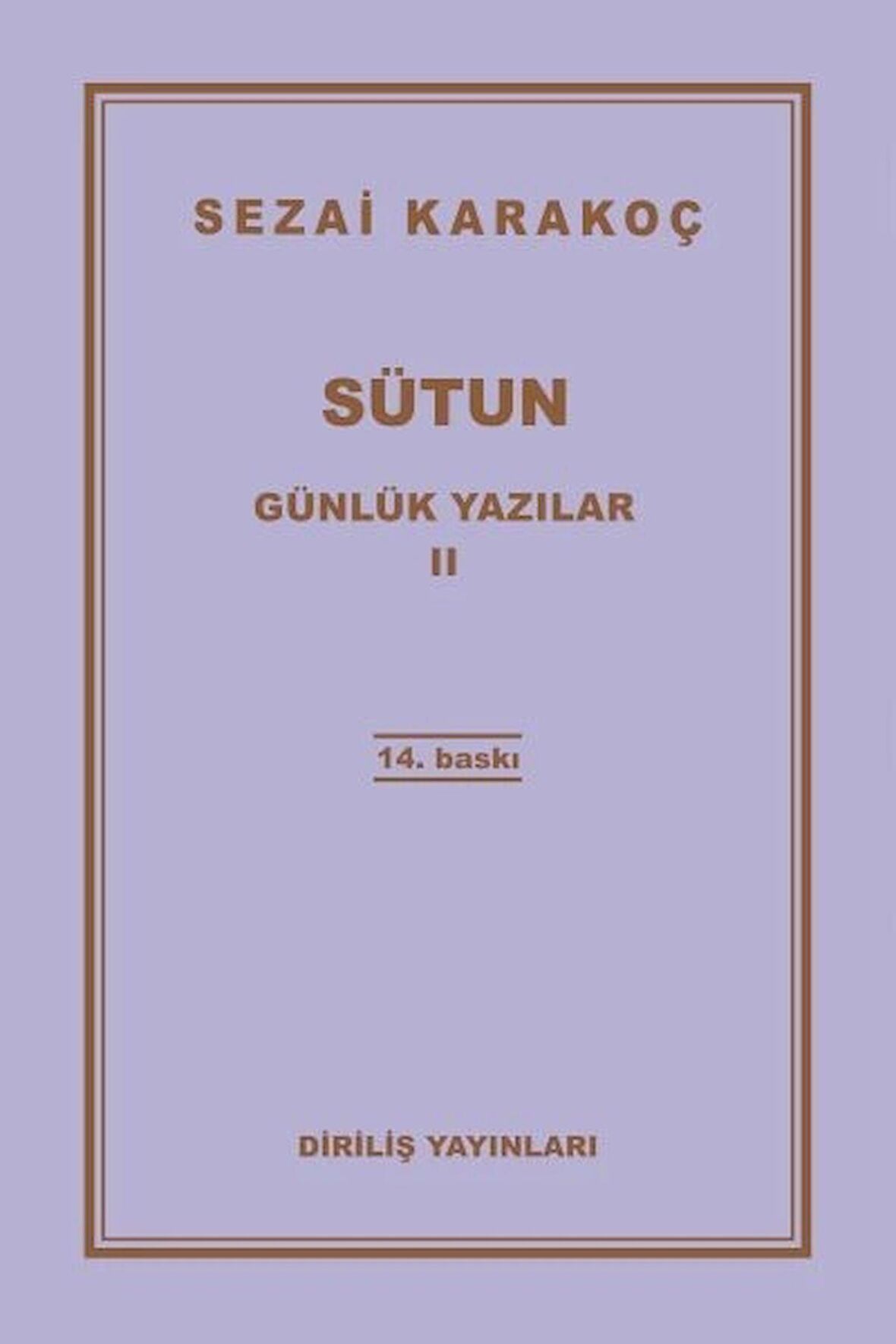 Günlük Yazılar 2 - Sütun