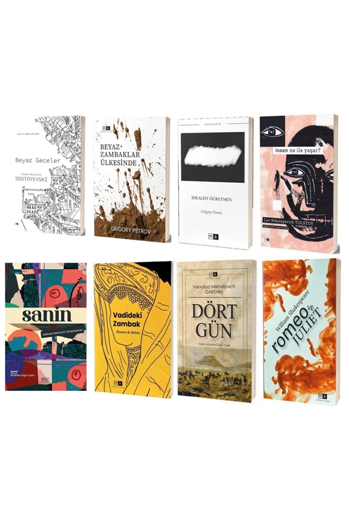 Dünya Klasikleri 8 Kitap Takım