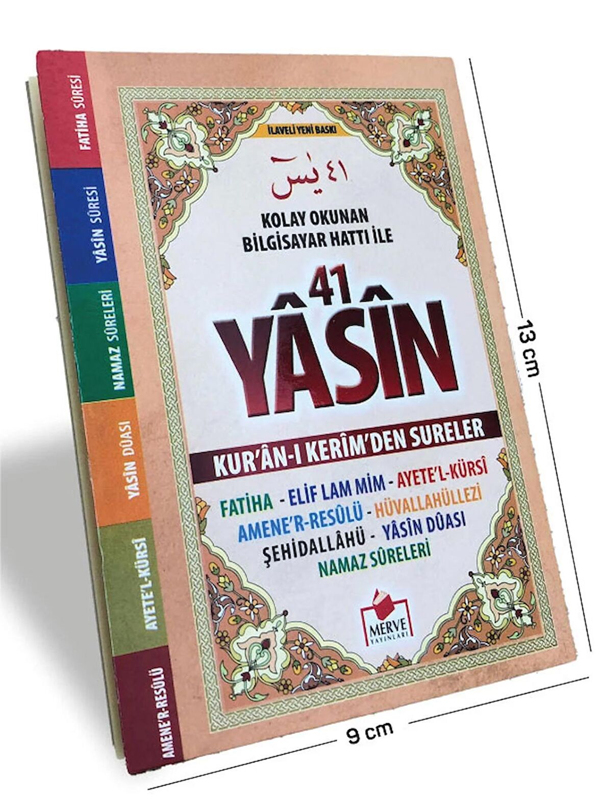 41 Yasin Cep Boy Kolay Okunan Bilgisayar Hatlı