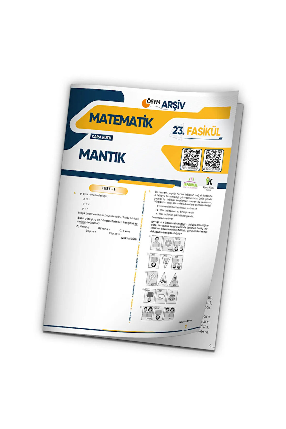 2025 ALES Matematik Mantık ÖSYM Çıkmış Soru Bankası Modüler Set Çözümlü 23.Fasikülü