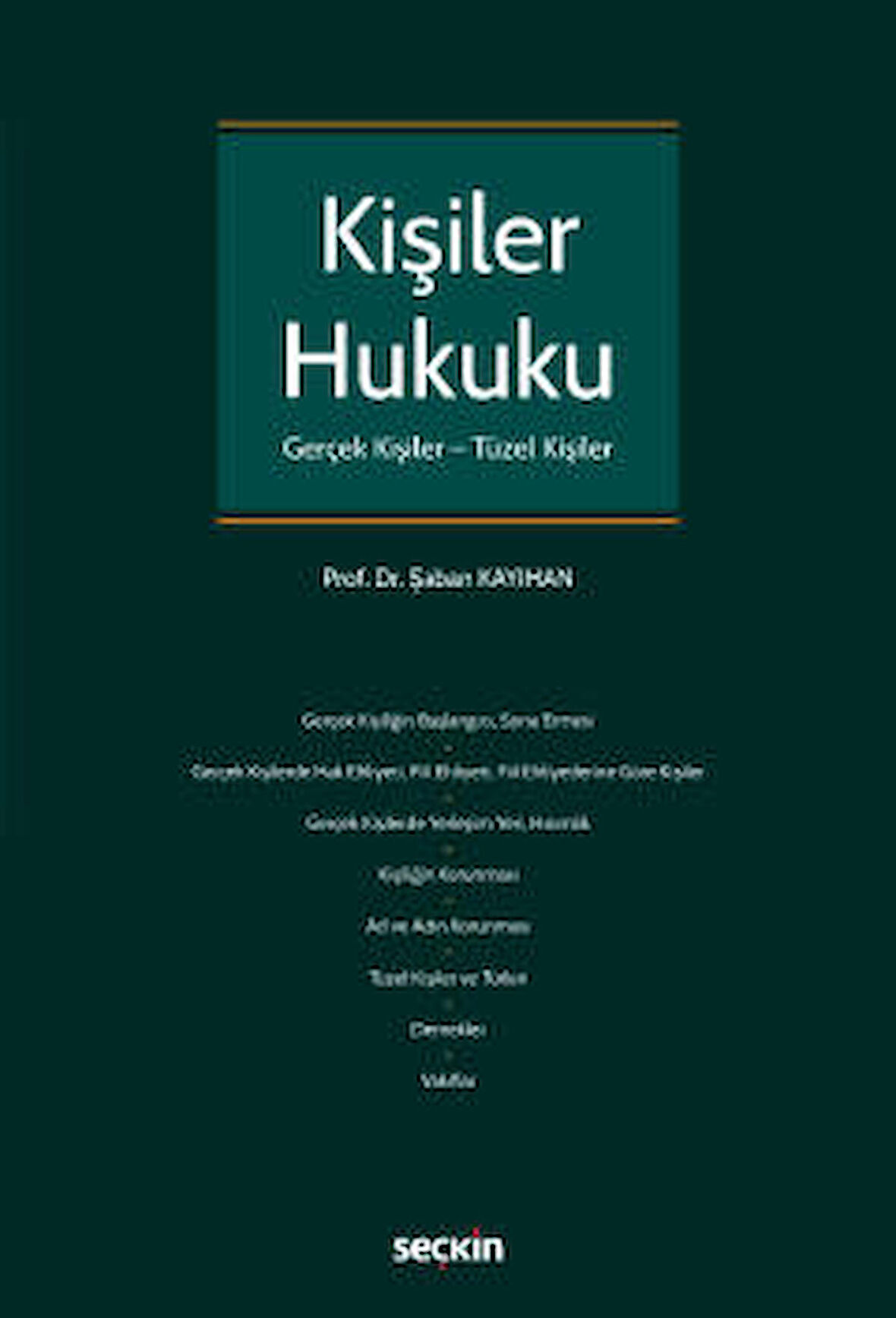 Kişiler Hukuku