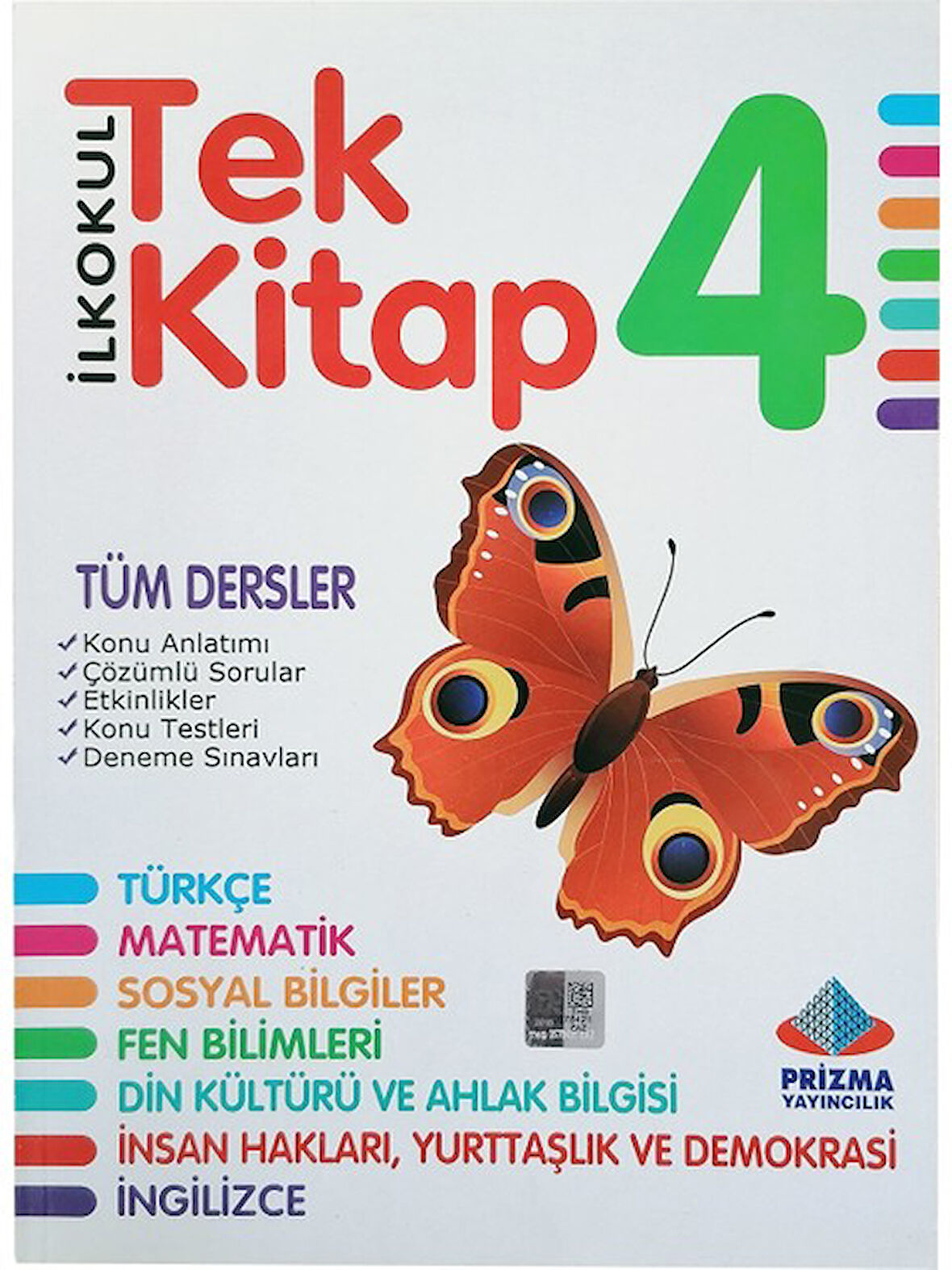 Prizma Yayınları 4.Sınıf Tek Kitap Tüm Dersler Konu Anlatımlı 