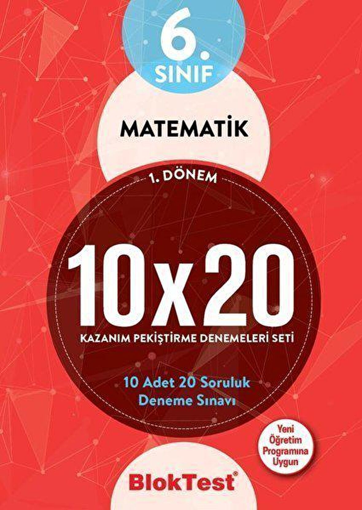 Tudem 6. Sınıf Bloktest 1.Dönem Matematik 10x20 Kazanım Pekiştirme Denemeleri Seti