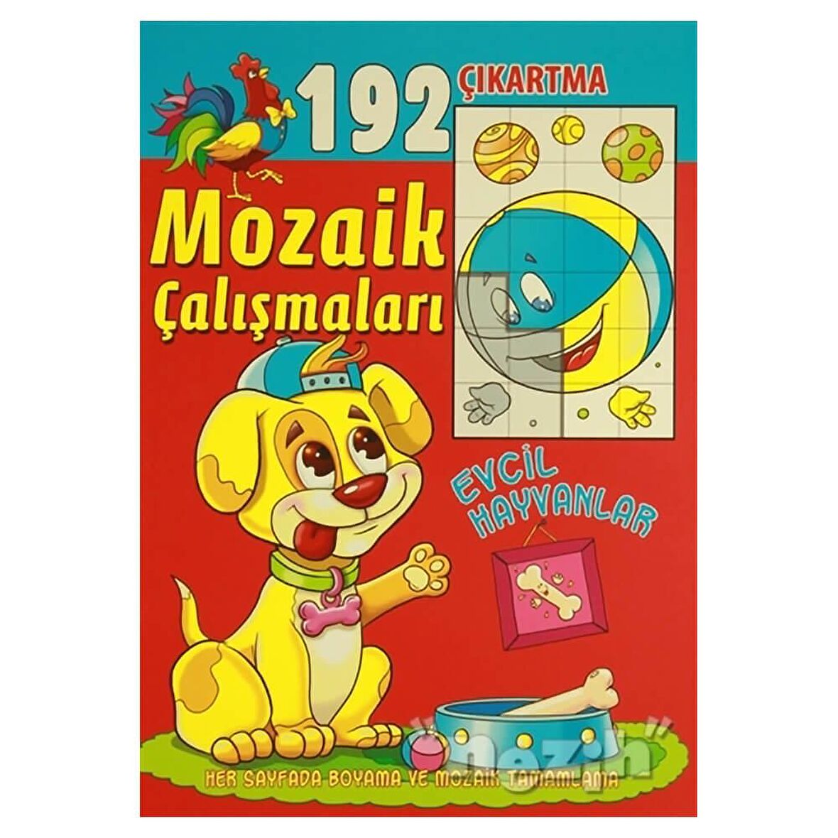 Mozaik Çalışmaları 192 Çıkartma -  Evcil Hayvanlar