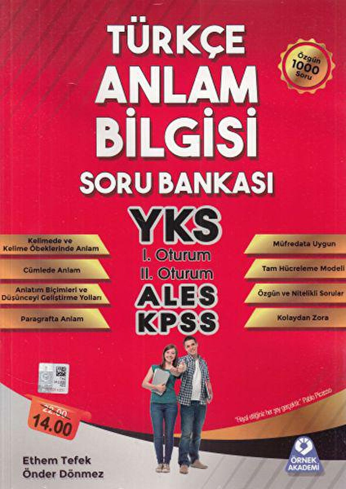 Örnek Akademi Türkçe Anlam Bilgisi Soru Bankası (Yeni)