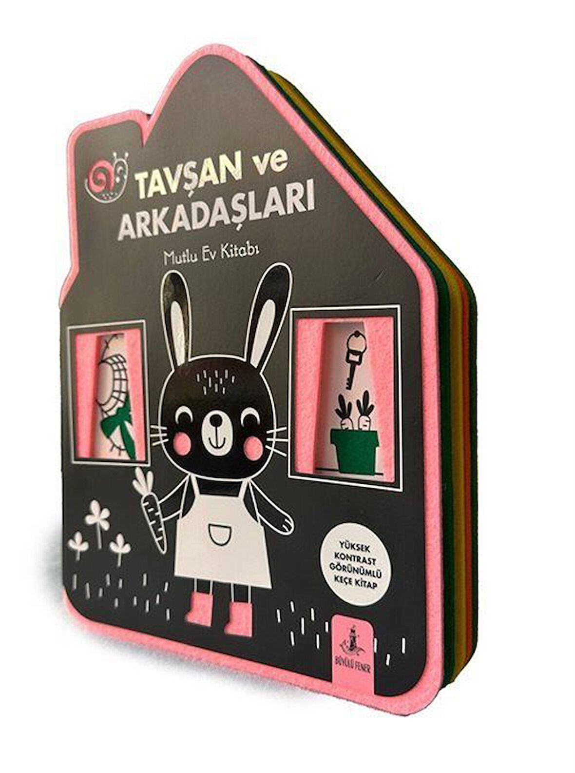 Tavşan ve Arkadaşları Mutlu Ev Kitabı (Keçe Kitap) / Kolektif