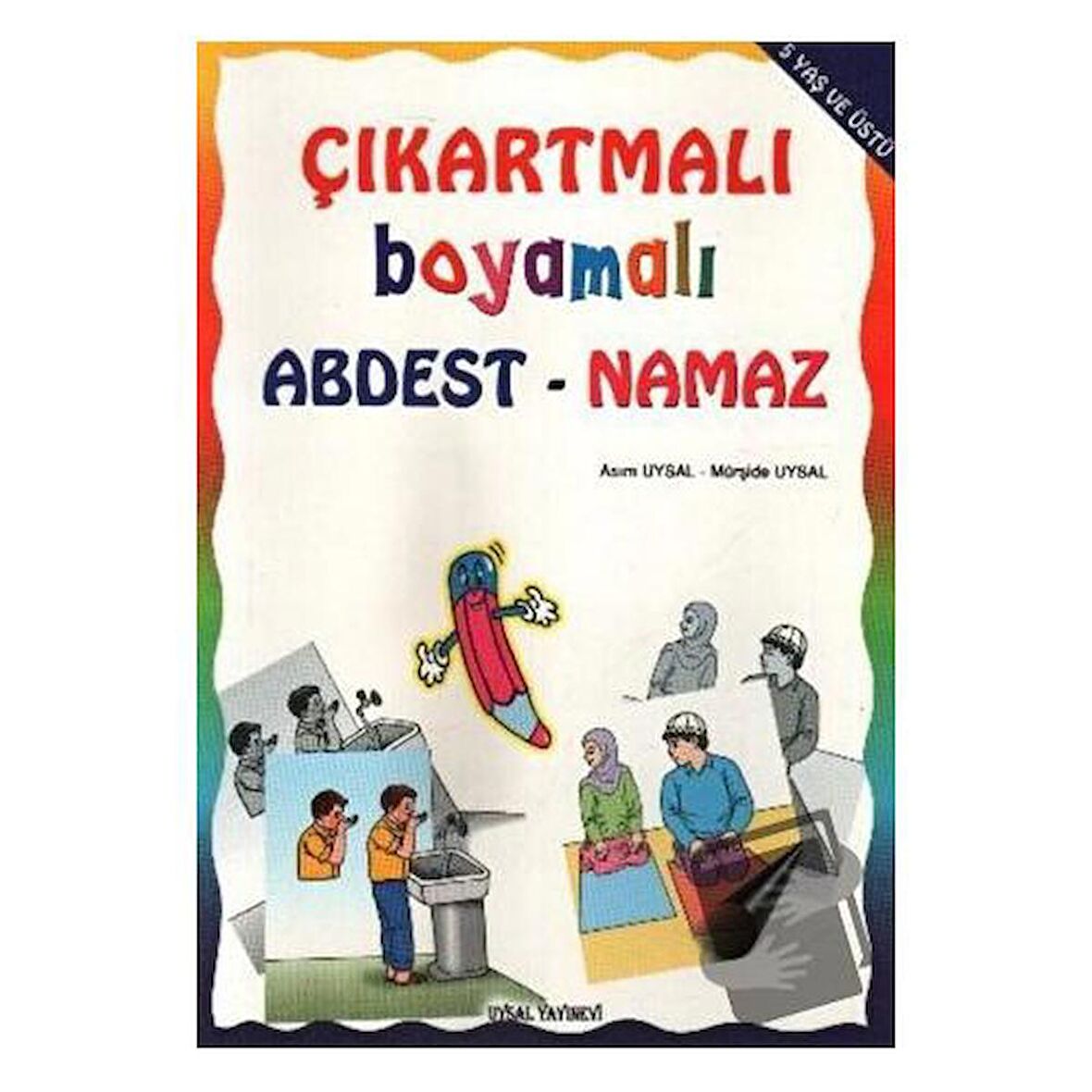 Çıkartmalı Boyamalı Abdest - Namaz