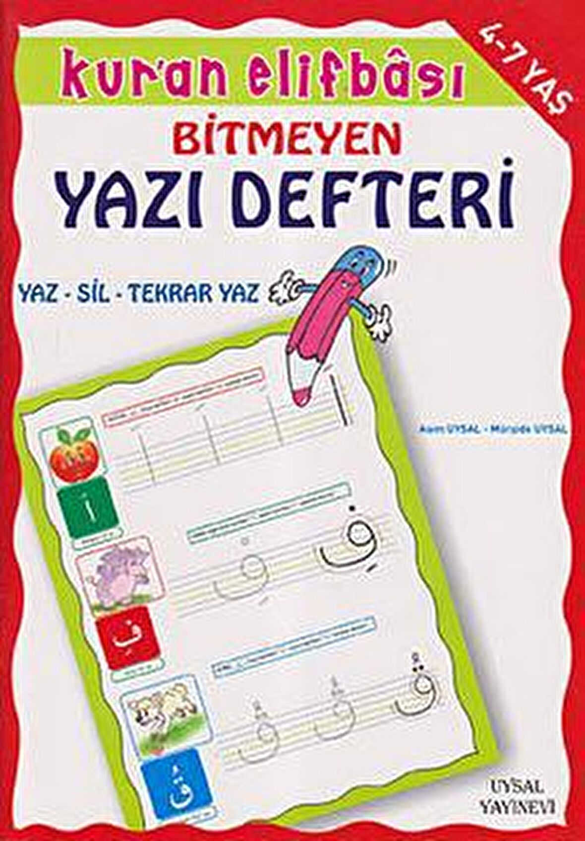 Kur'an Elifbası Tükenmeyen Yazı Defteri (4+ Yaş)