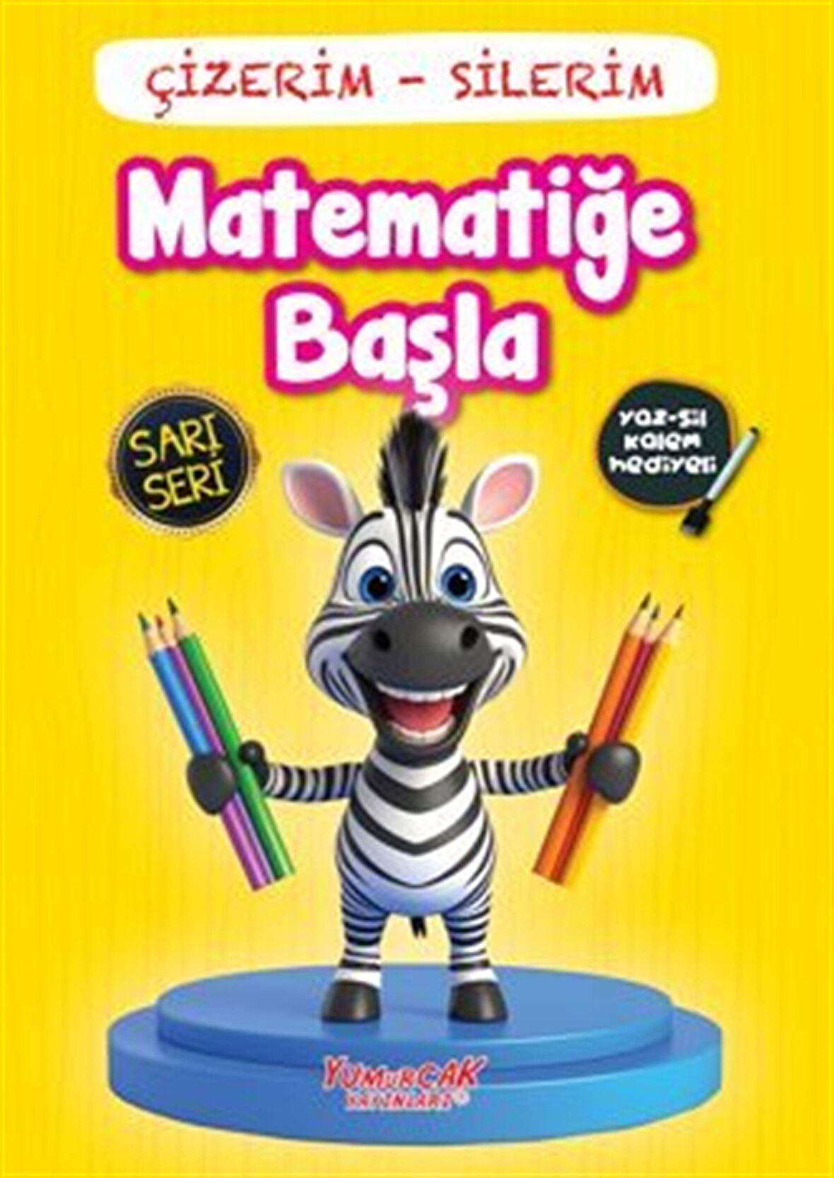 Çizerim Silerim Matematiğe Başla / Okul Öncesi Aktivite Kitapları / Komisyon