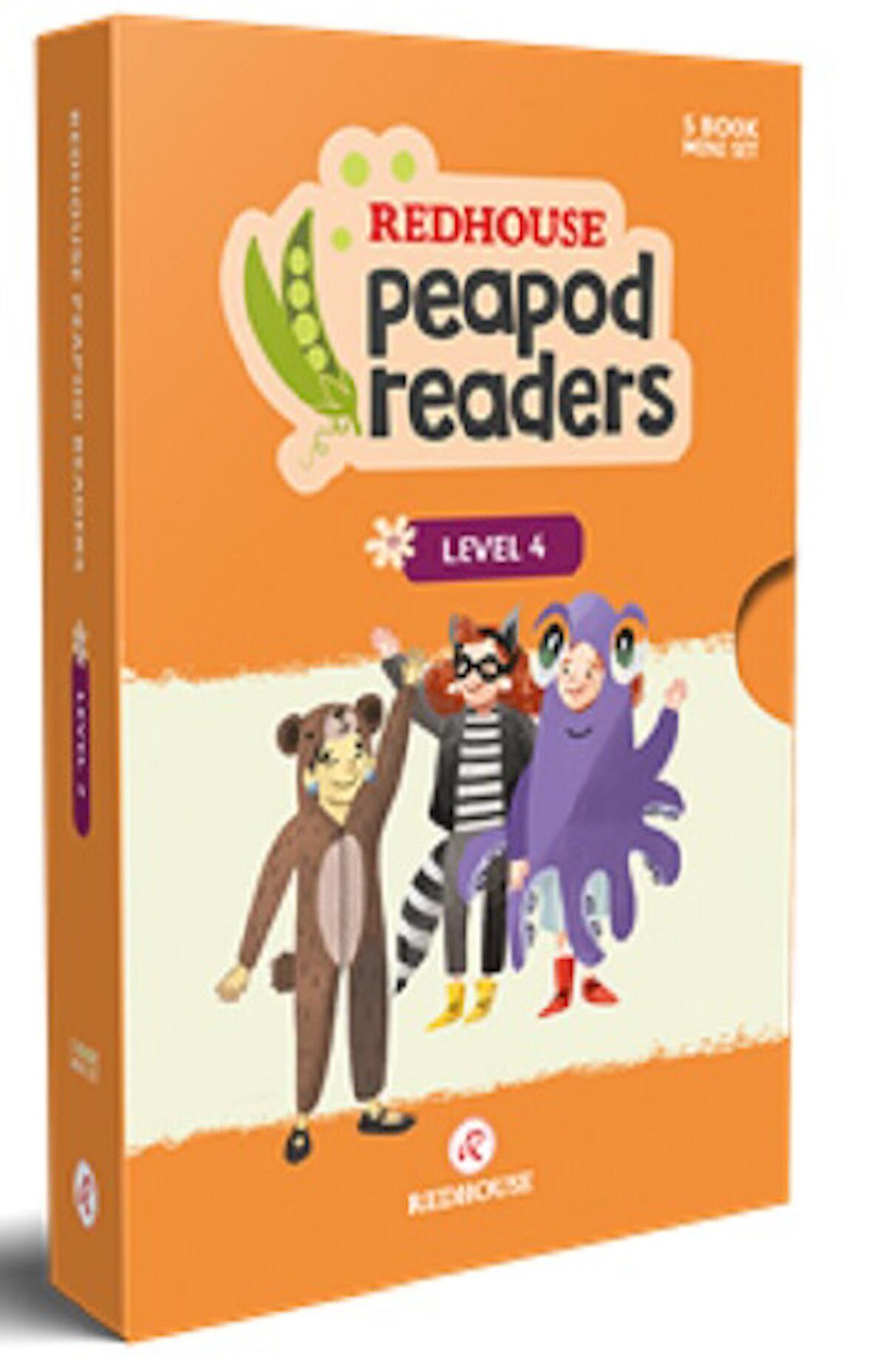 Redhouse Peapod Readers İngilizce Hikaye Seti 4 Kutulu Ürün