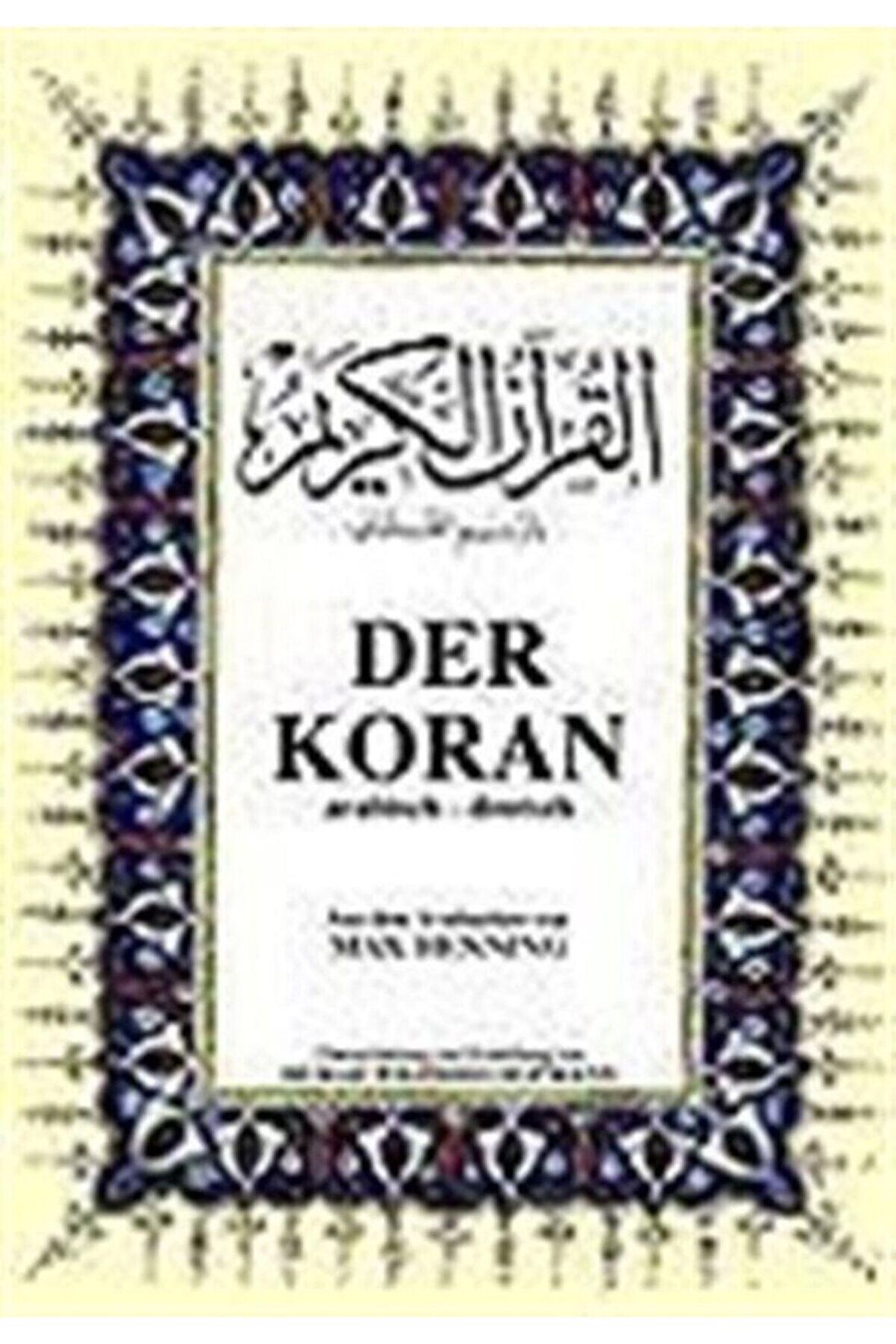 Der Koran Almanca Kuran-ı Kerim ve Tercümesi (Ciltli, Şamua Kağıt, Orta Boy)