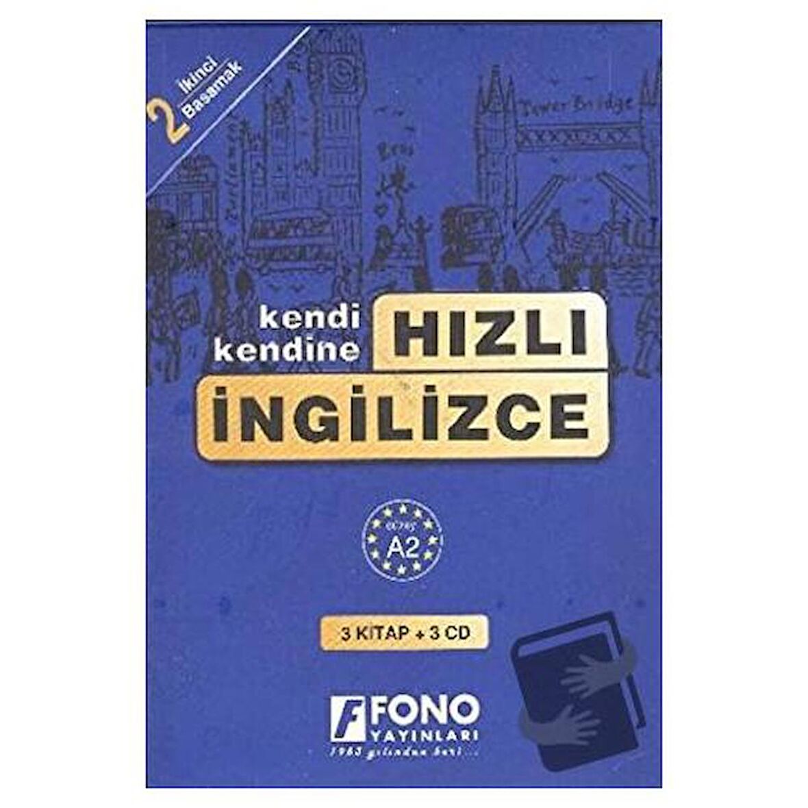 Hızlı İngilizce 2. Basamak (3 kitap + 3 CD)