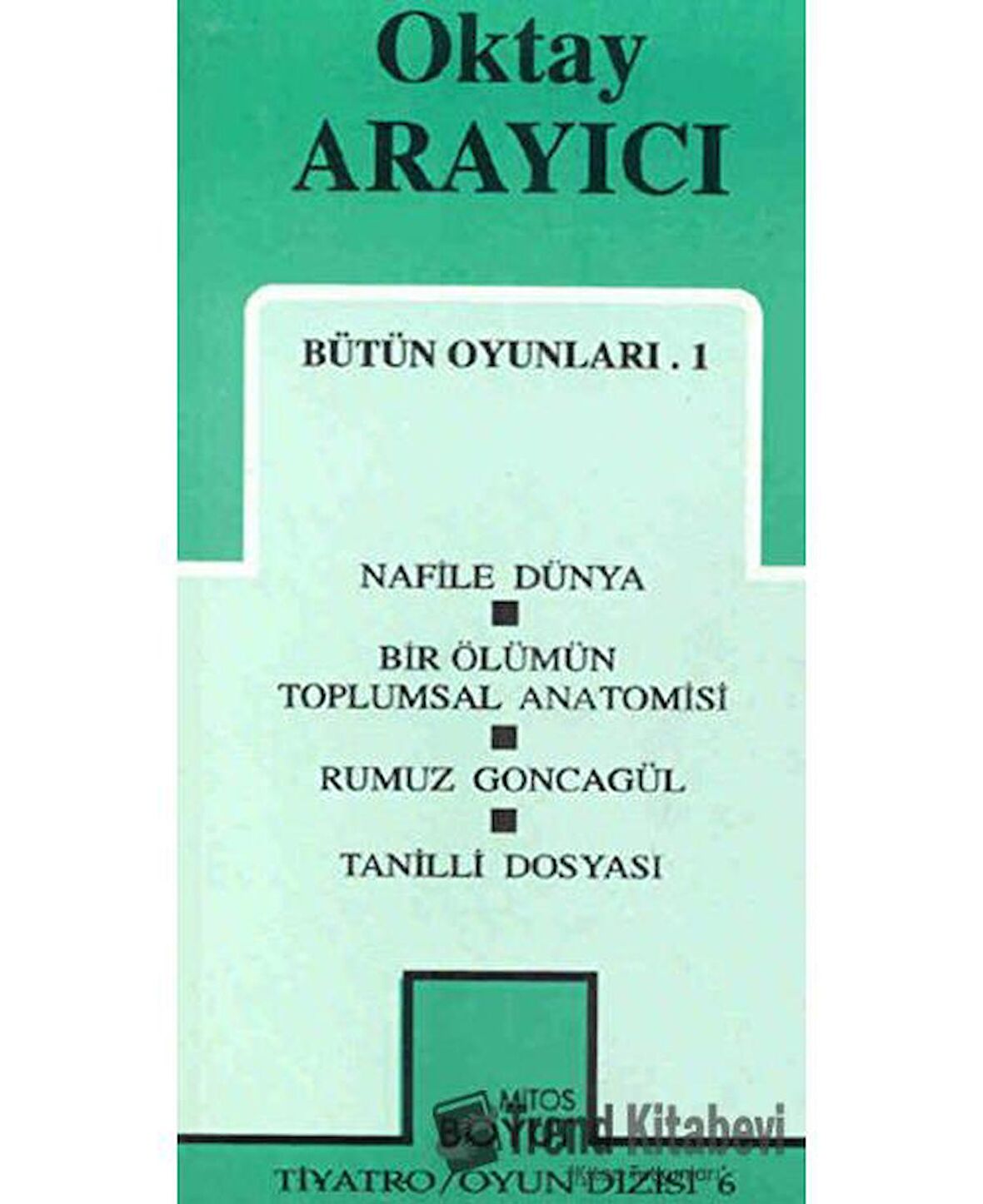 Bütün Oyunları-1 Nafile Dünya / Bir Ölümün Toplumsal Anatomisi / Rumuz Goncagül / Tanilli Dosyası (Geçit)