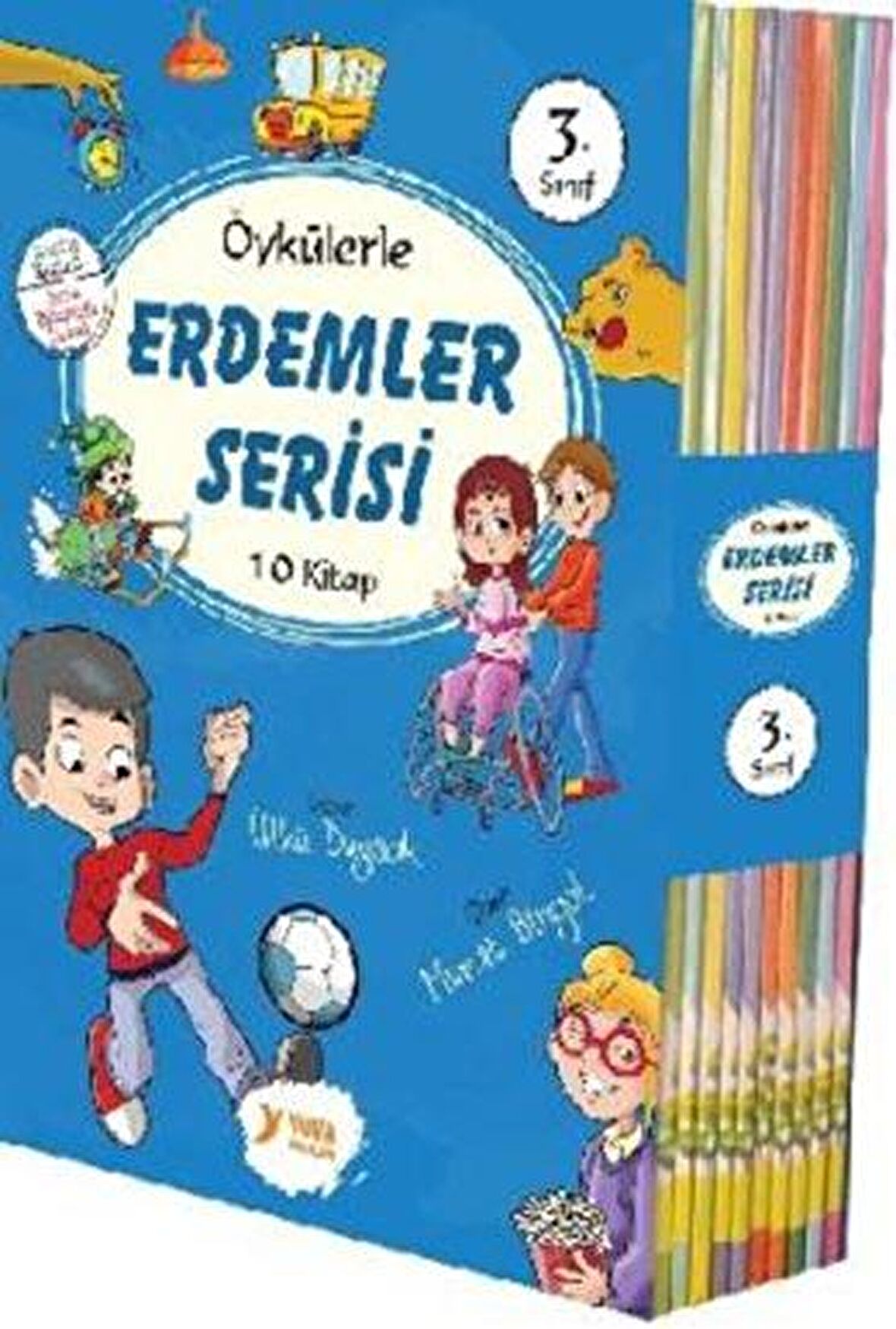 3. Sınıflar İçin Öykülerle Erdemler Serisi 10 Kitap