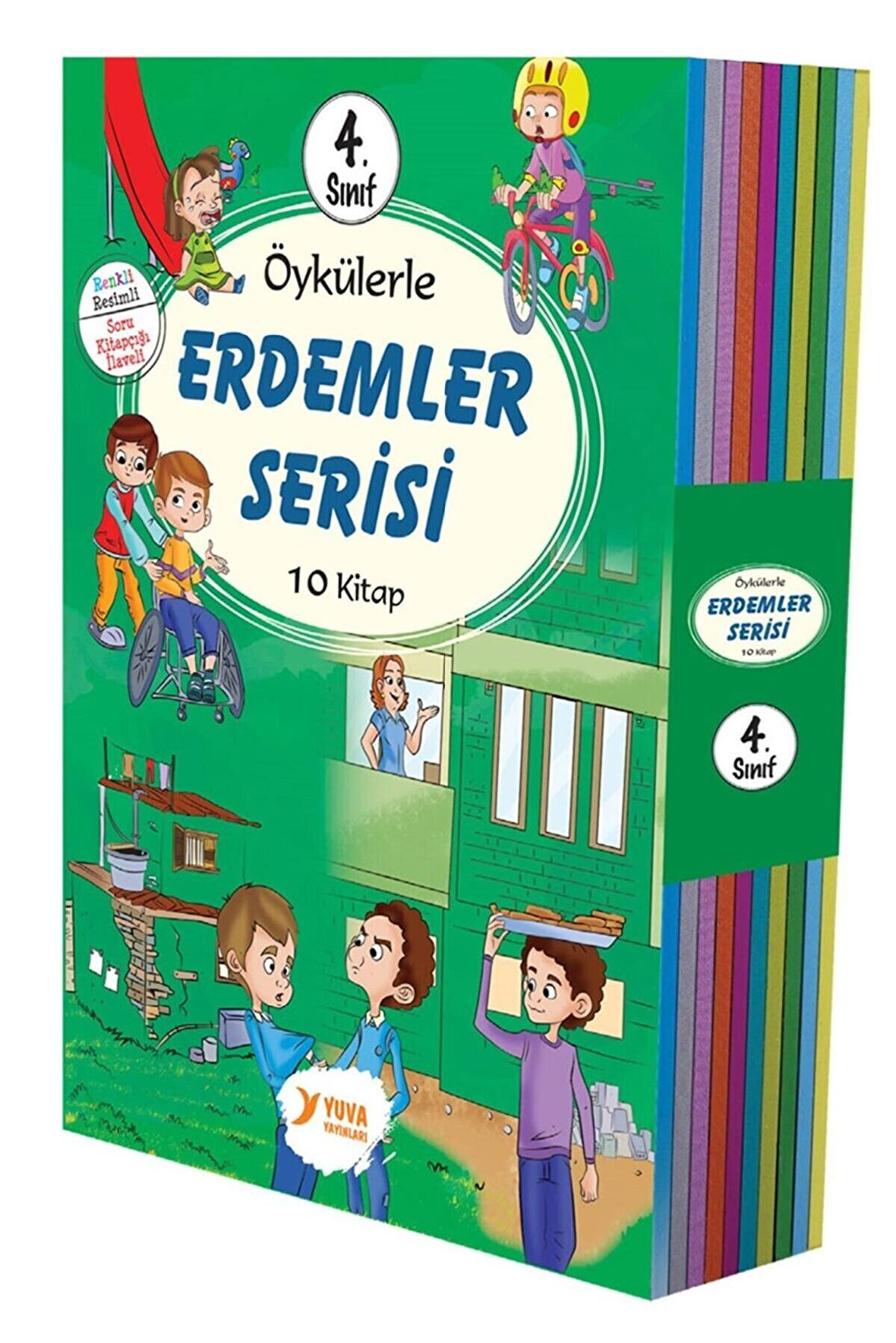 4. Sınıf Öykülerle Erdemler Serisi (10 Kitaplık Set)