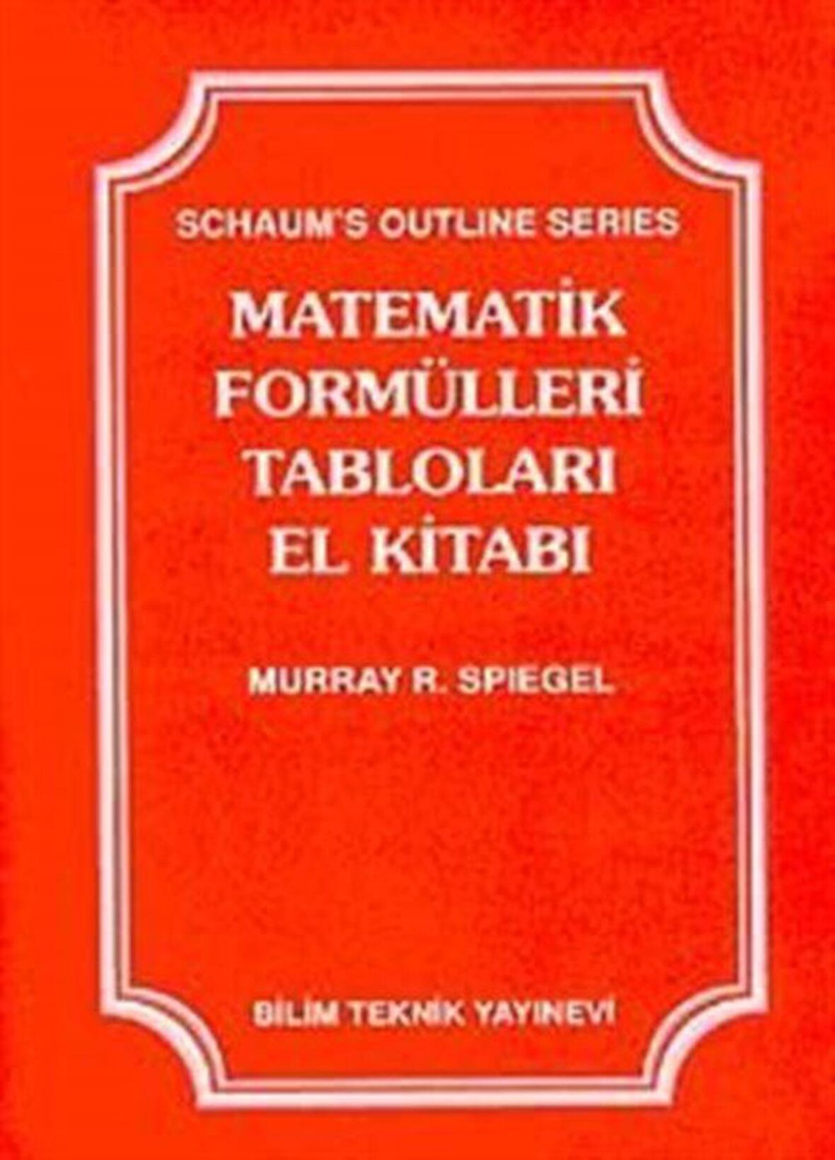 Matematik Formülleri Tabloları El Kitabı