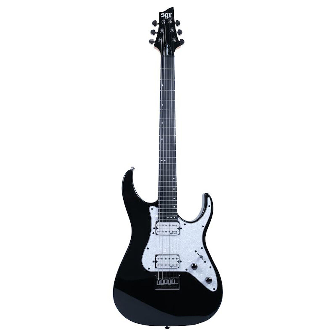 Schecter BANSHEE-6 SGR Elektro Gitar (Siyah-Beyaz)