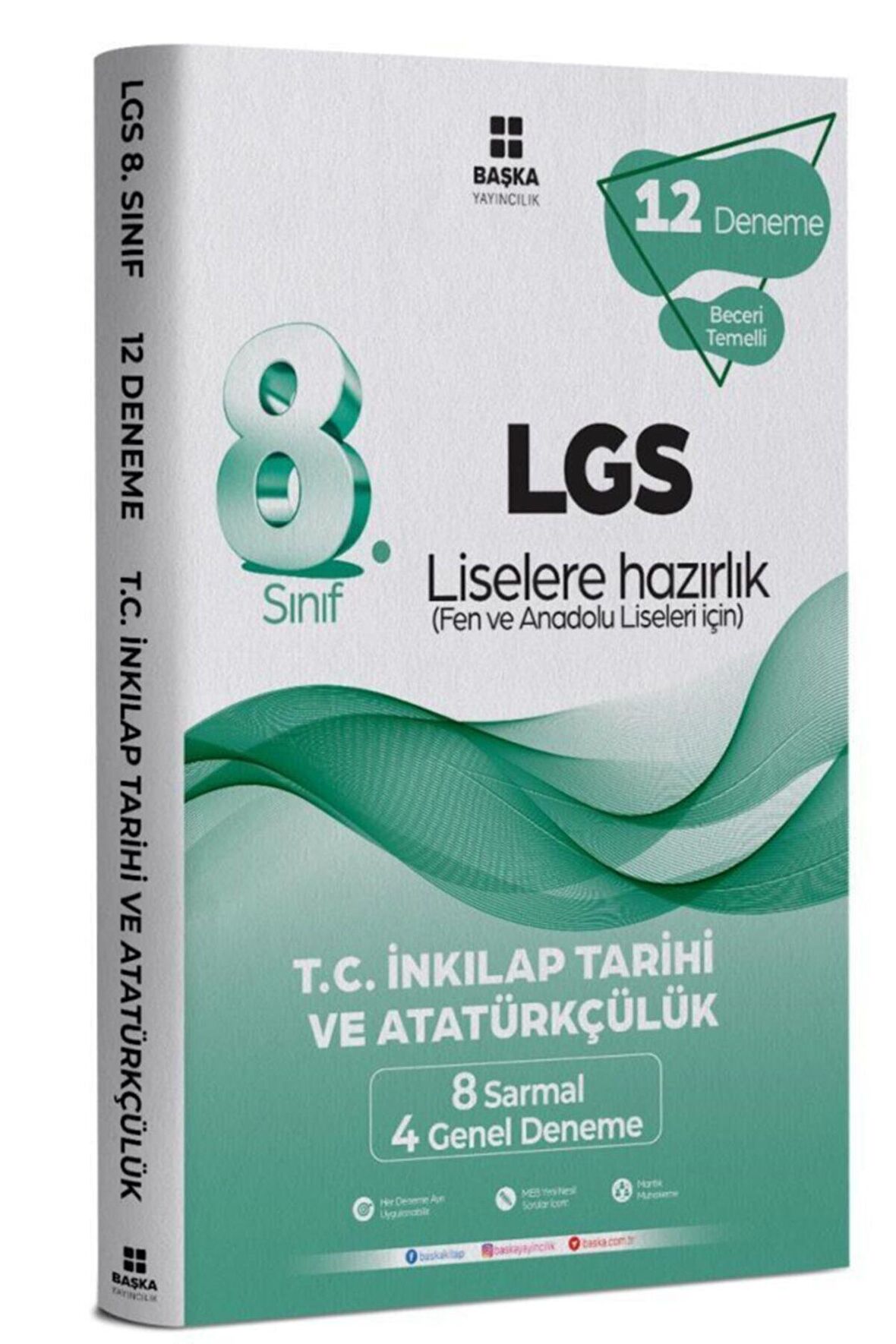Başka Yayıncılık 8. Sınıf LGS T.C. İnkılap Tarihi ve Atatürkçülük 12'li Deneme